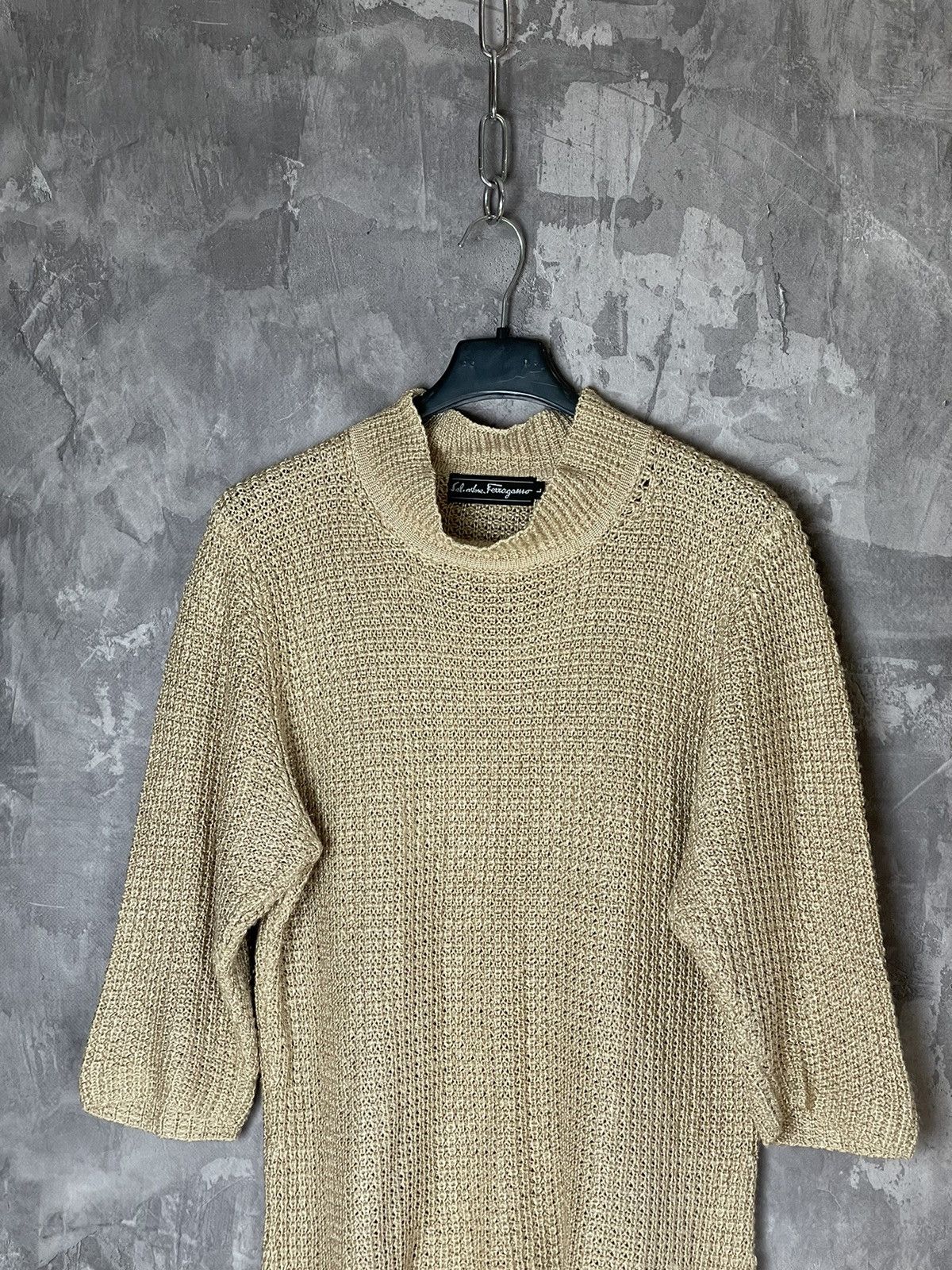 トップス archive retro ferragamo knit cardigan Vintage Salvatore Ferragamo Ferragamo Cardigan - Pink