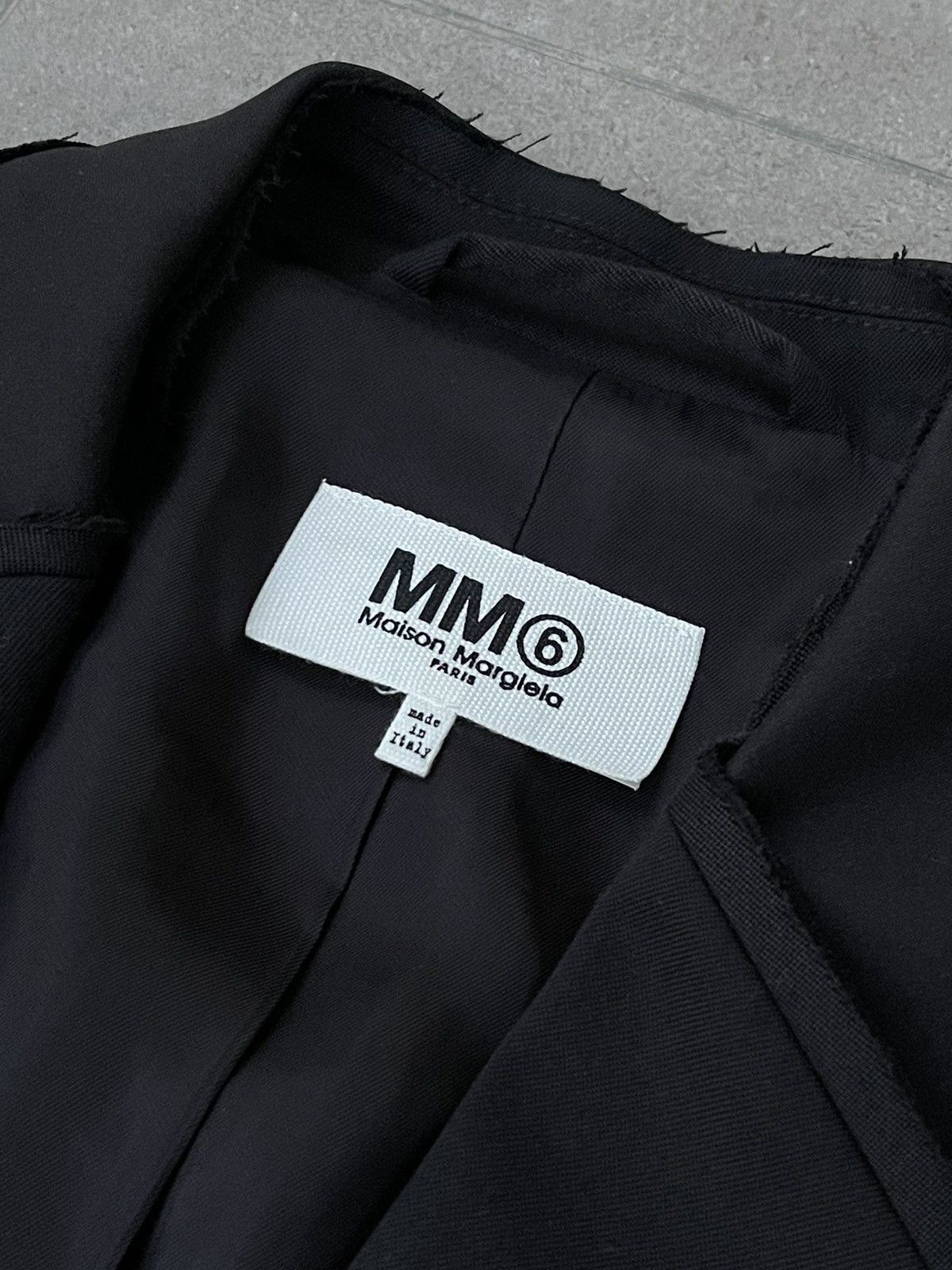Maison Margiela !DS! SS23 Maison Margiela Deconstructed Black Blazer Jacket Size L / US 10 / IT 46 - 20 Thumbnail