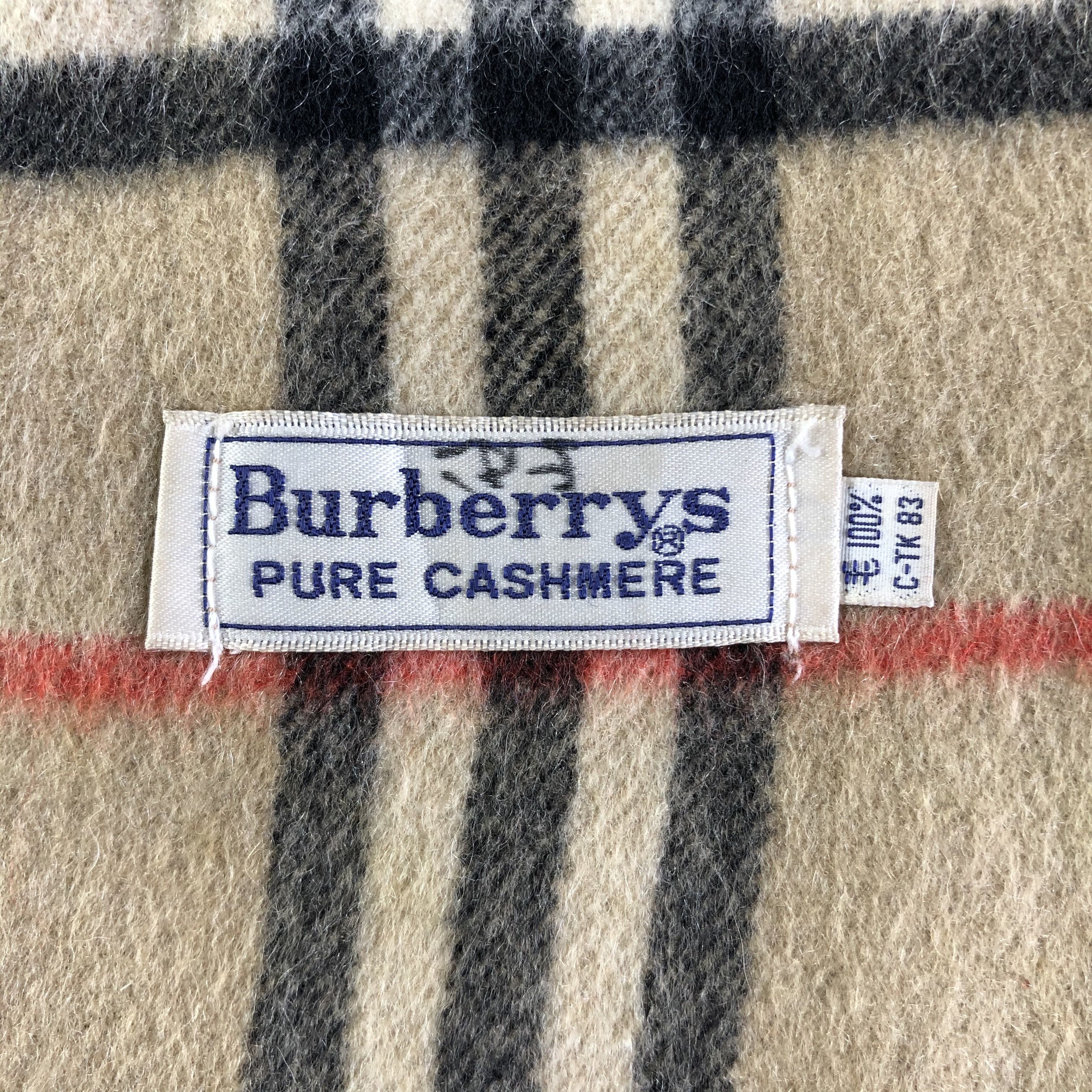 Burberry Burberry Cashmere Scarf / Muffler / Neckwear P305 Size ONE SIZE - 2 Thumbnail