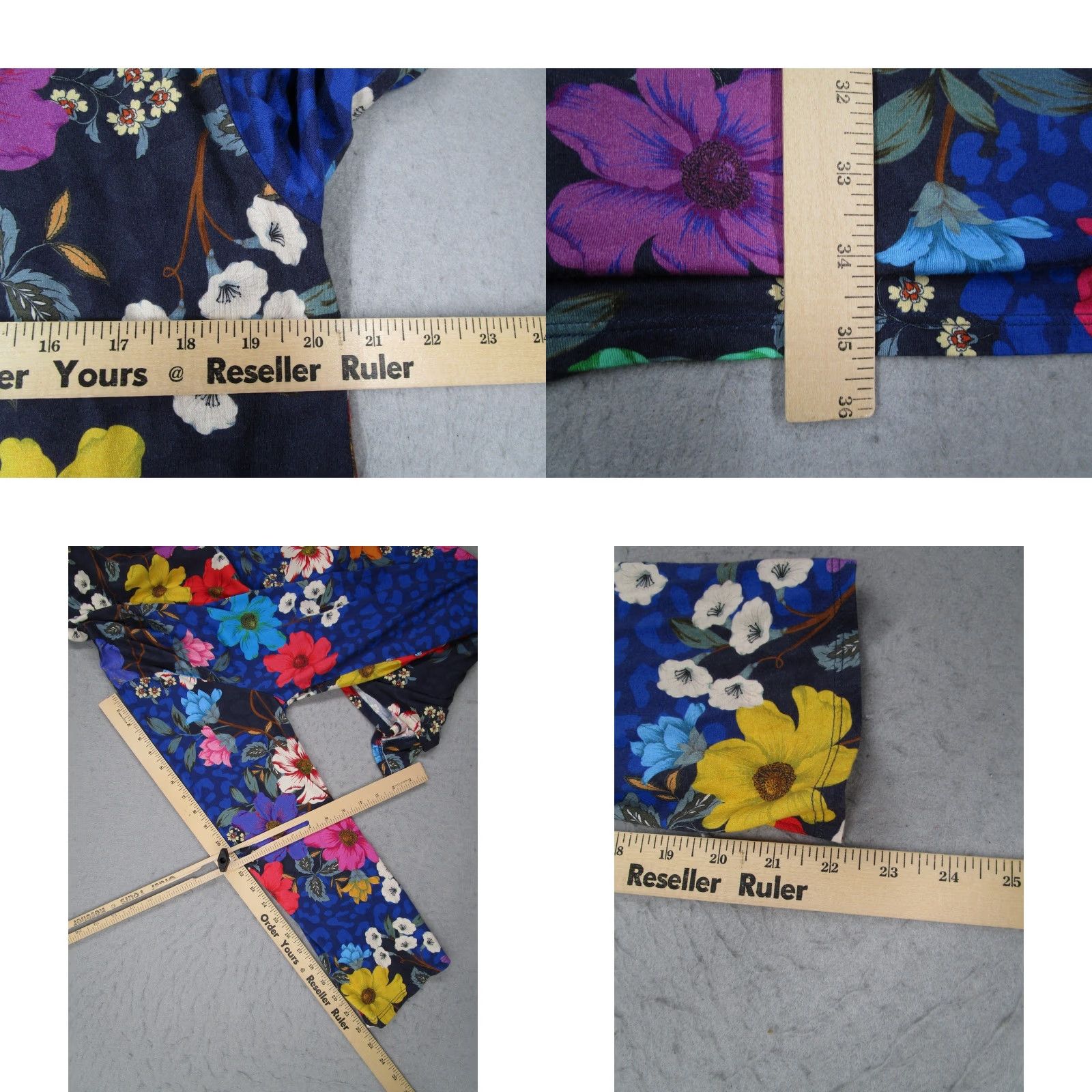 Johnny Was Johnny Was Cardigan Women M Multicolor Floral Pima Blend Cotton Modal Open Front Pockets Long Sleeve Lightweight Casual Bohemian Size M / US 6-8 / IT 42-44 - 8 Thumbnail
