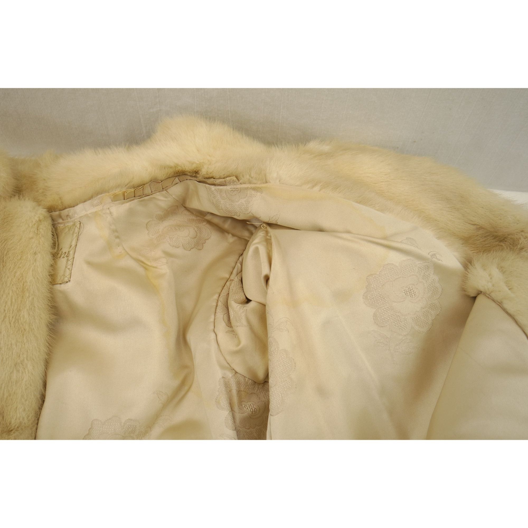 Oleg Cassini VTG Oleg Cassini Blonde Mink Coat, No Size Tag Size XS / US 0-2 / IT 36-38 - 8 Thumbnail