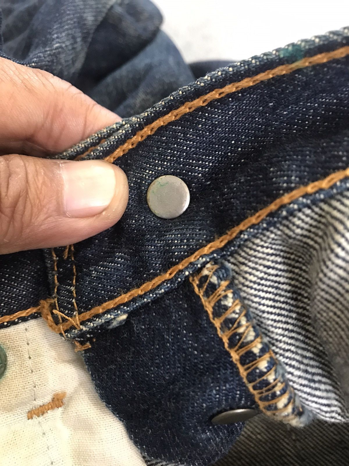 Japanese Brand × Levi's × Vintage Levis 501 button distressed Size US 30 / EU 46 - 12 Thumbnail