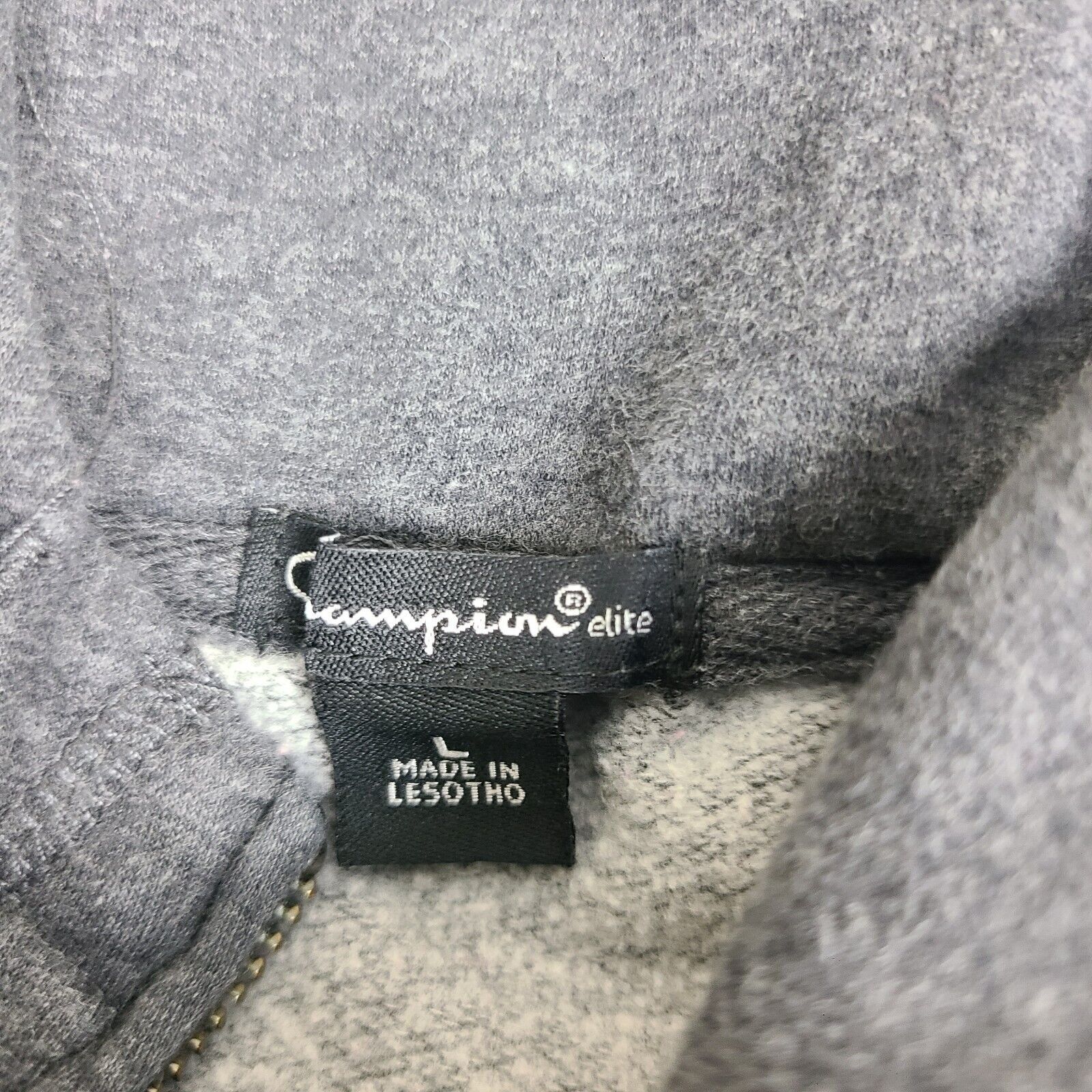 Champion Champion Authentic Athleticwear Gray Long Sleeve Full Zip Ho Size US L / EU 52-54 / 3 - 2 Thumbnail
