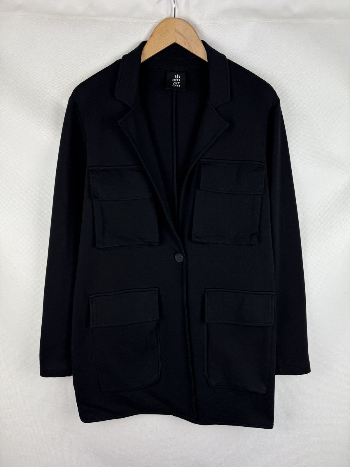Thom Krom Thom Krom Ladies Avant-Garde Multipocket Blazer Jacket Size M / US 6-8 / IT 42-44 - 1 Thumbnail