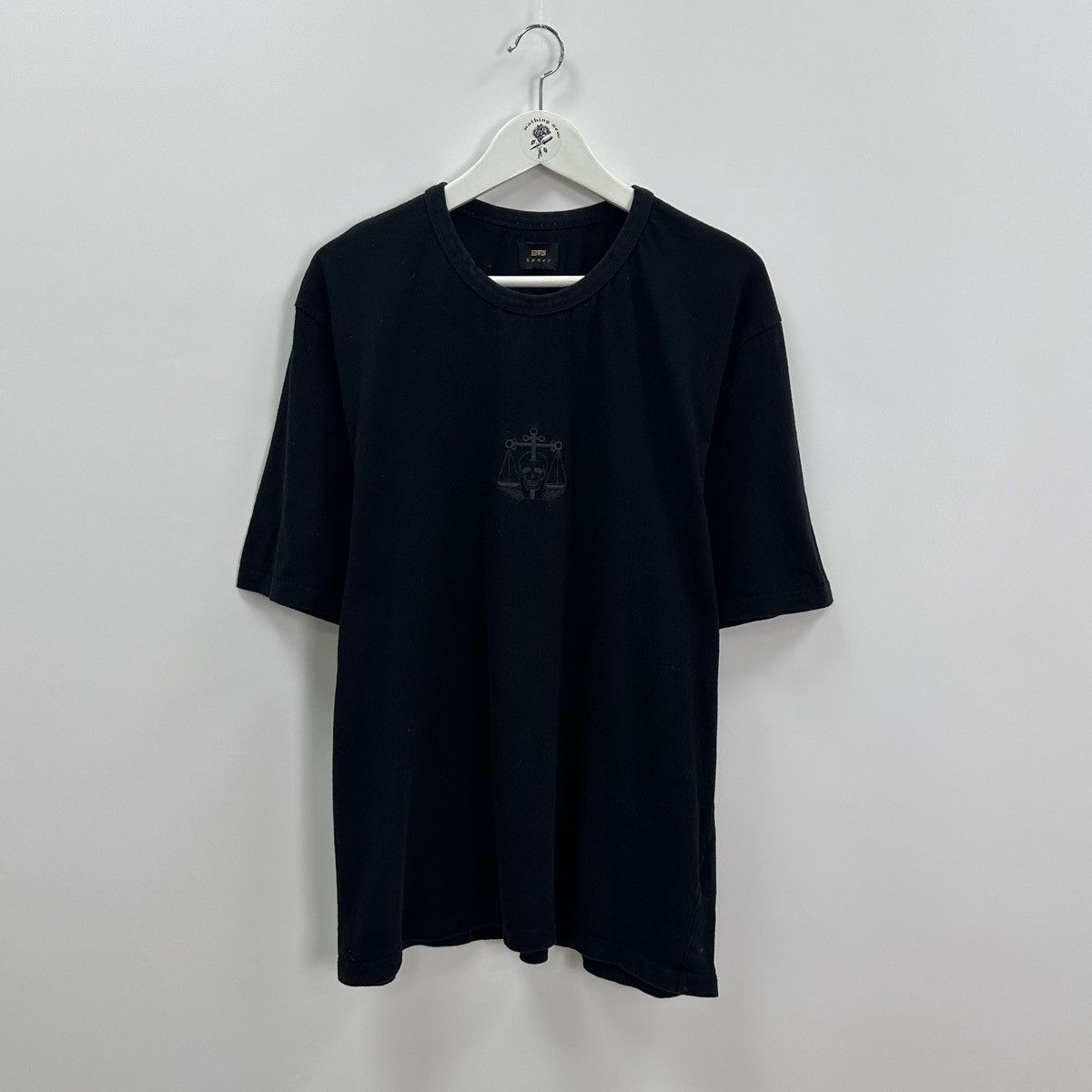 Edwin Vintage 00s Edwin Embroidered logo tee y2k Japan Skull Knife Size US M / EU 48-50 / 2 - 1 Thumbnail