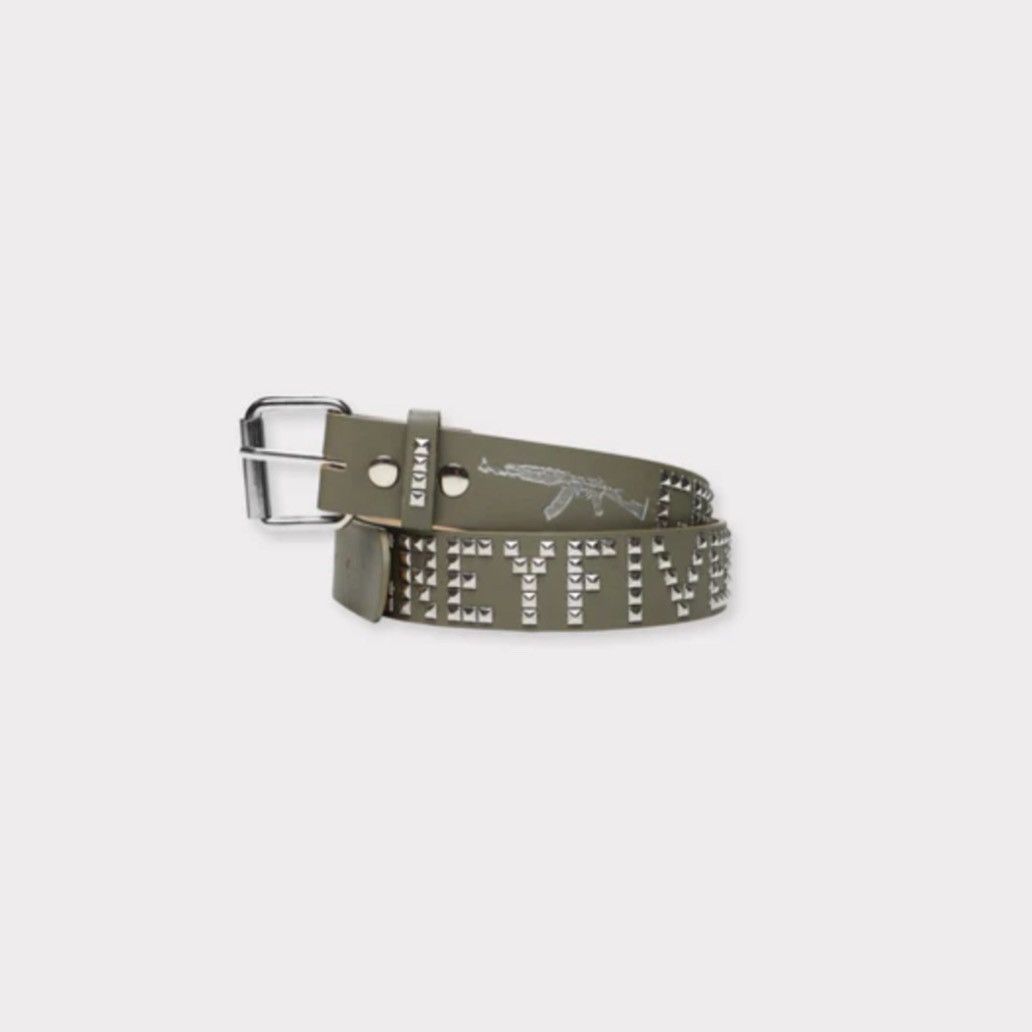 G59 Records G59 STUDDED BELT (GREY) Size 30 - 1 Thumbnail