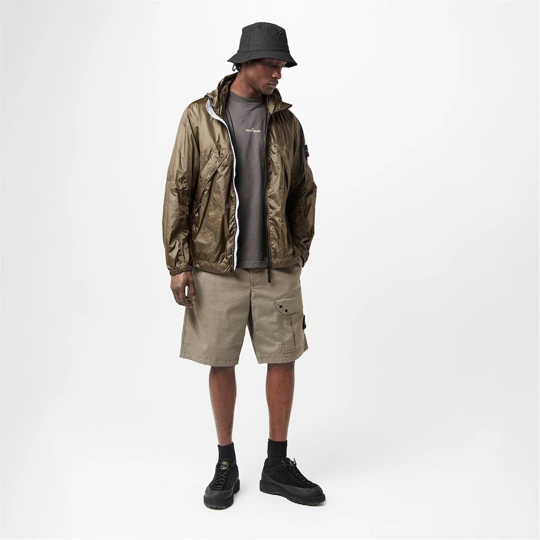 Stone Island o1g2r1mq0526 Water Resistant Rain Anorak Jacket in Green Size US L / EU 52-54 / 3 - 6 Thumbnail