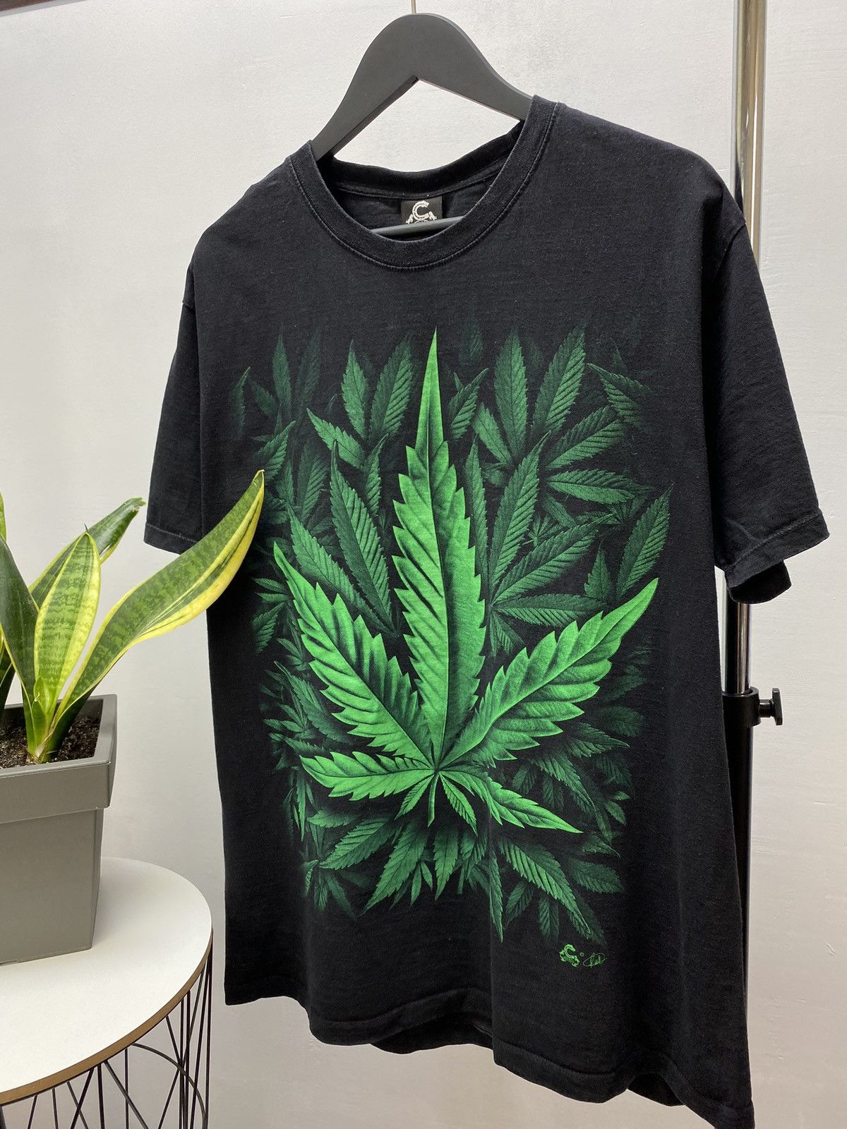 Band Tees × Vintage Caballo Vintage Rare Cannabis Weed Graphic T- Shirt Size XL Size US XL / EU 56 / 4 - 2 Thumbnail