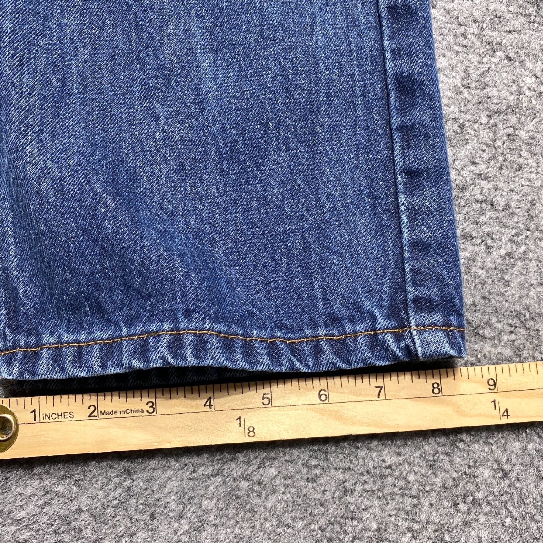 Levi's Levi's 505 Regular Fit Jeans Mens 36x30 Blue Medium Wash Straight Leg Denim Size US 36 / EU 52 - 7 Thumbnail
