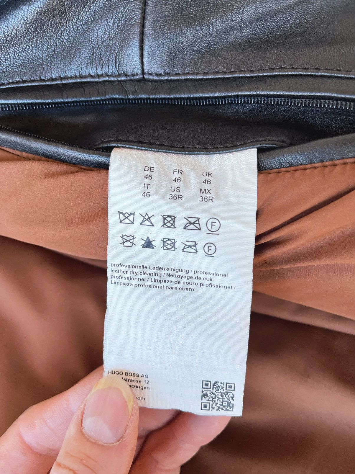 Hugo Boss Boss Pilot Leather Jacket Size US M / EU 48-50 / 2 - 3 Thumbnail