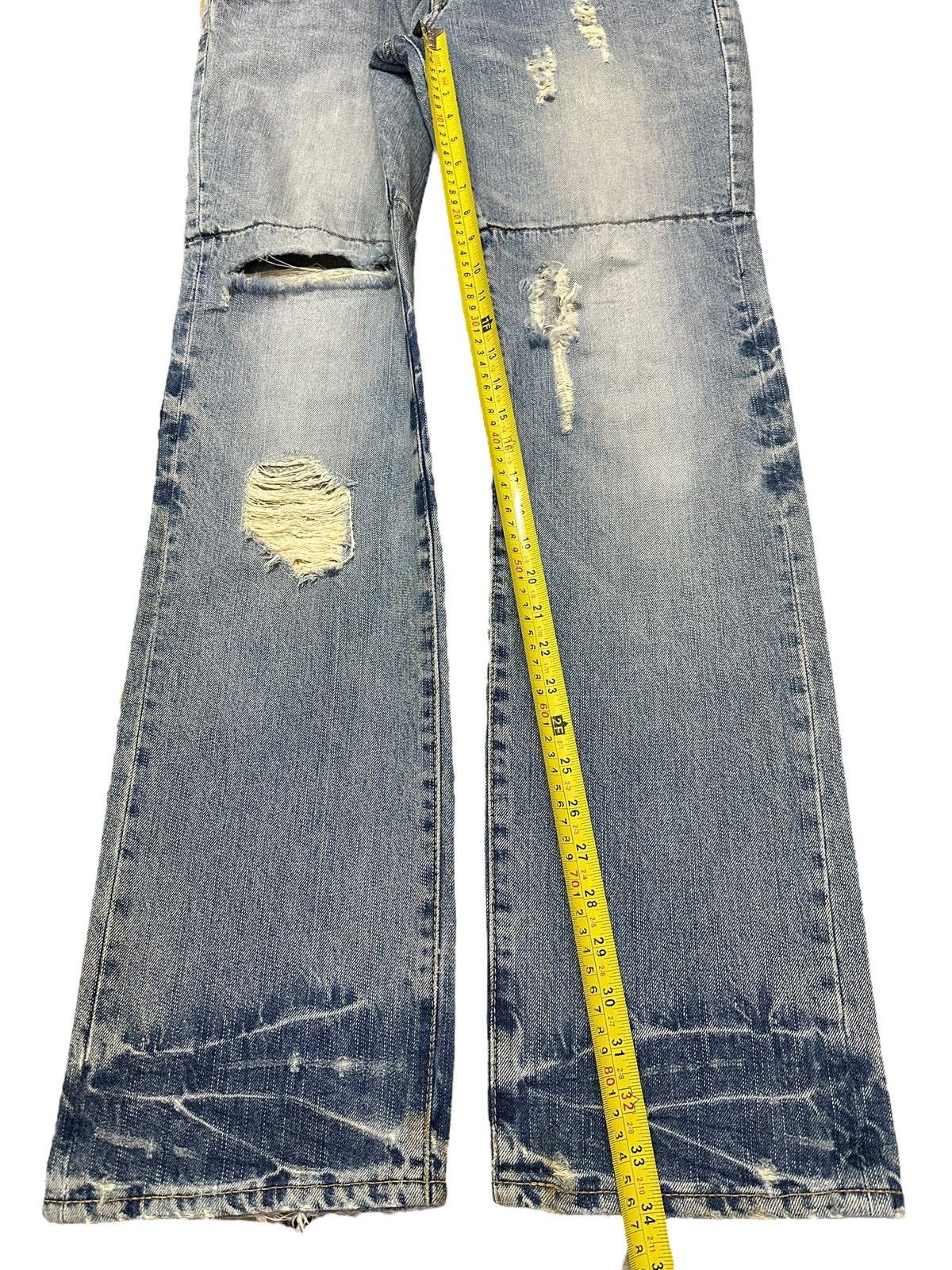 Other Vintage Japanese PPFM Double Waist Distress Style Jeans Size US 34 / EU 50 - 14 Thumbnail