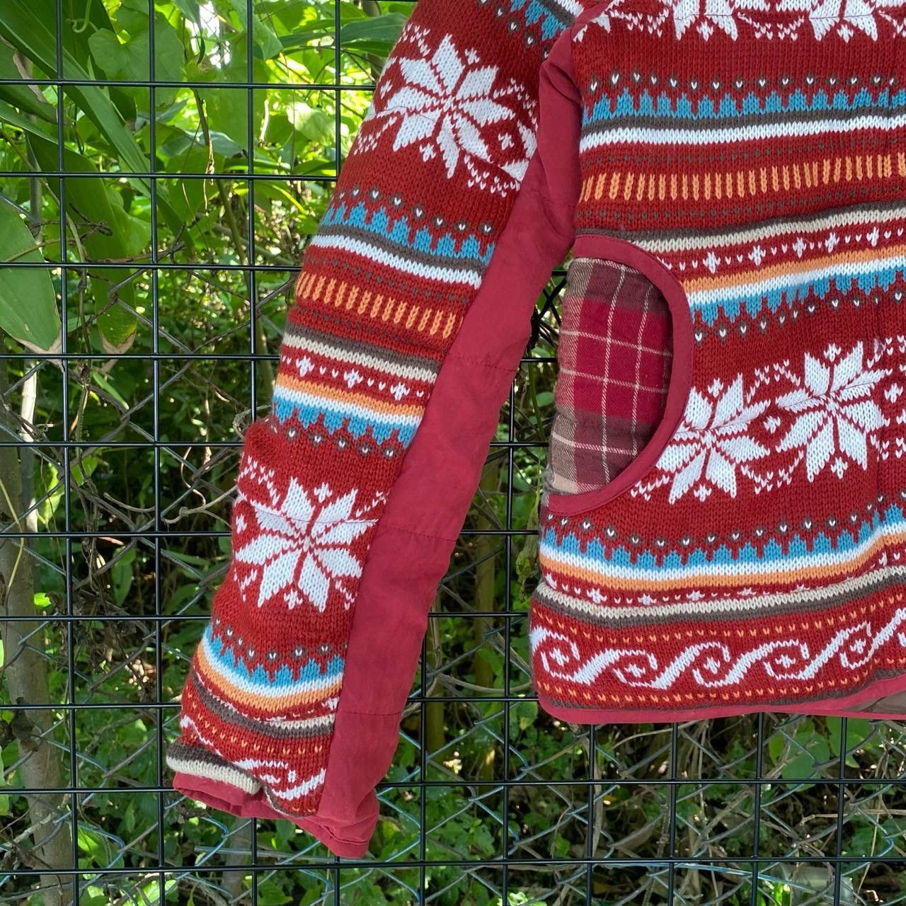Aztech Mountain × Japanese Brand Vintage Navajo Fluffy Zipper Hoodies Size M / US 6-8 / IT 42-44 - 3 Thumbnail