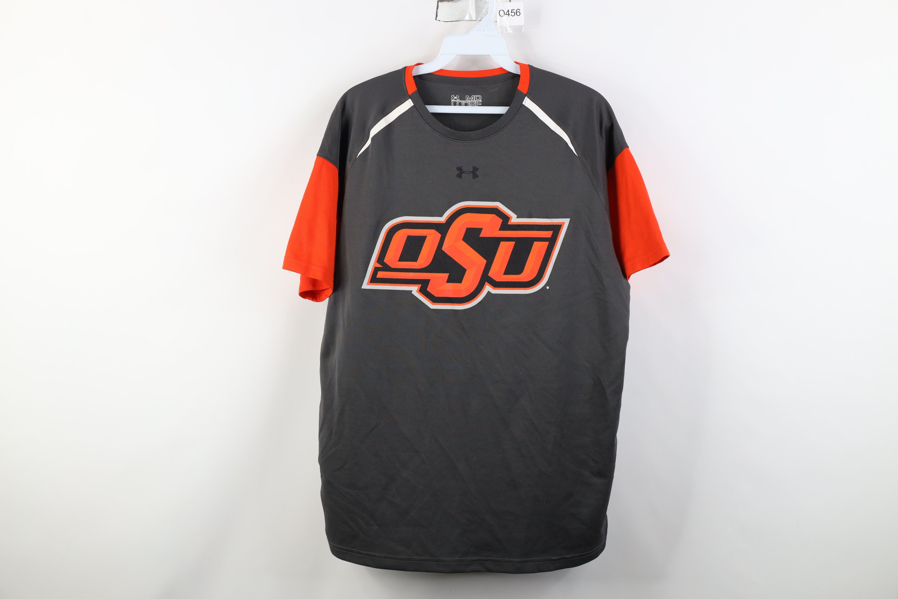 Under Armour Under Armour Fit Oklahoma State University Knit T-Shirt Gray Size US M / EU 48-50 / 2 - 1 Thumbnail