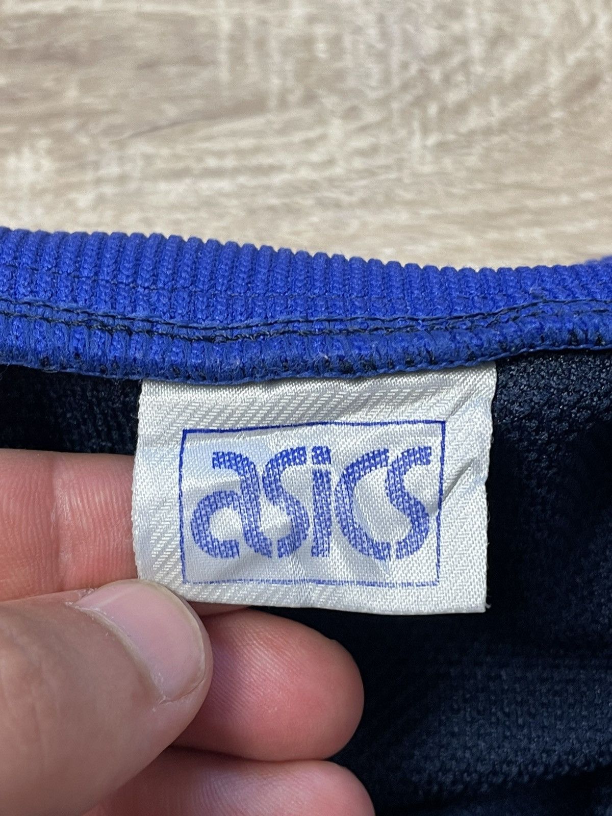 Asics Vintage Japan 90-s soccer jacket football top 1/3 M