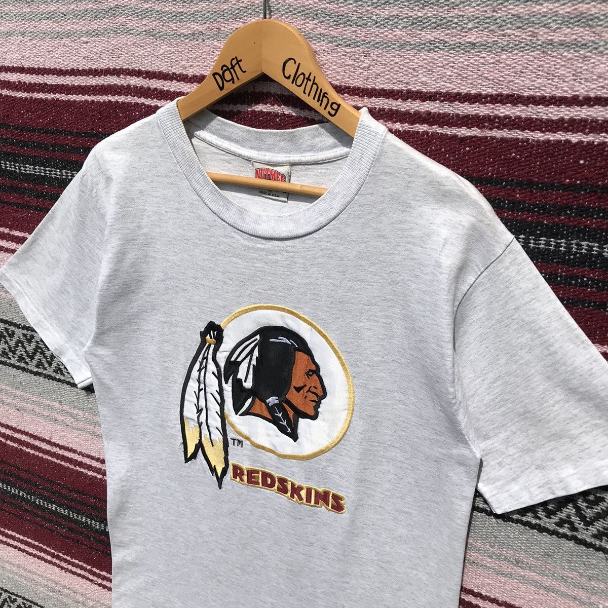 NFL 💥Rare💥Vintage 90s Redskins NFL Team Shirt Embroidery Redskin Size US M / EU 48-50 / 2 - 6 Thumbnail
