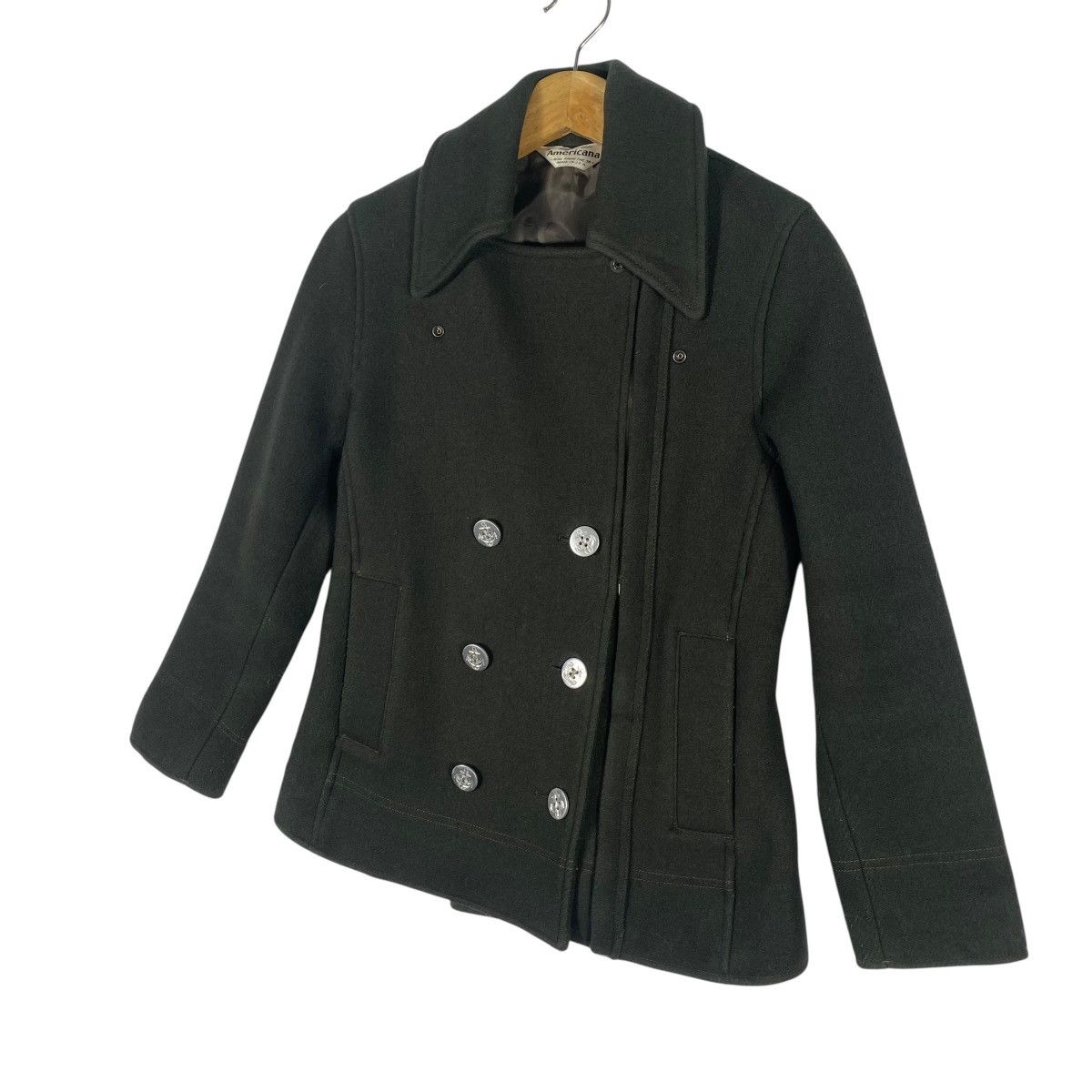 Union LA Vintage Americana Union Made Wool Button/Zipper Jacket S Size S / US 4 / IT 40 - 2 Thumbnail