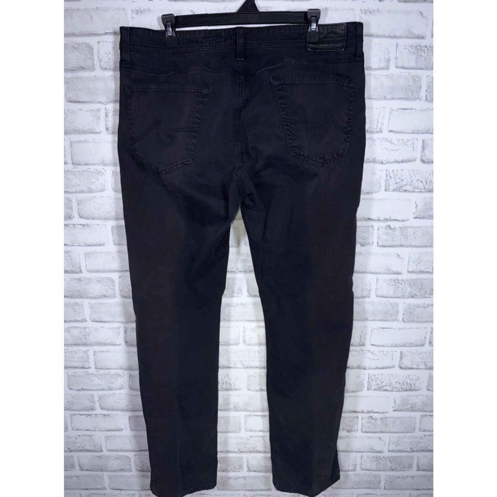 Vintage VINTAGE The Graduate Jeans Mens 36x32 AG Adriano Goldschmied Black Straight Regular 36 32 Mens Size US 32 / EU 48 - 4 Thumbnail