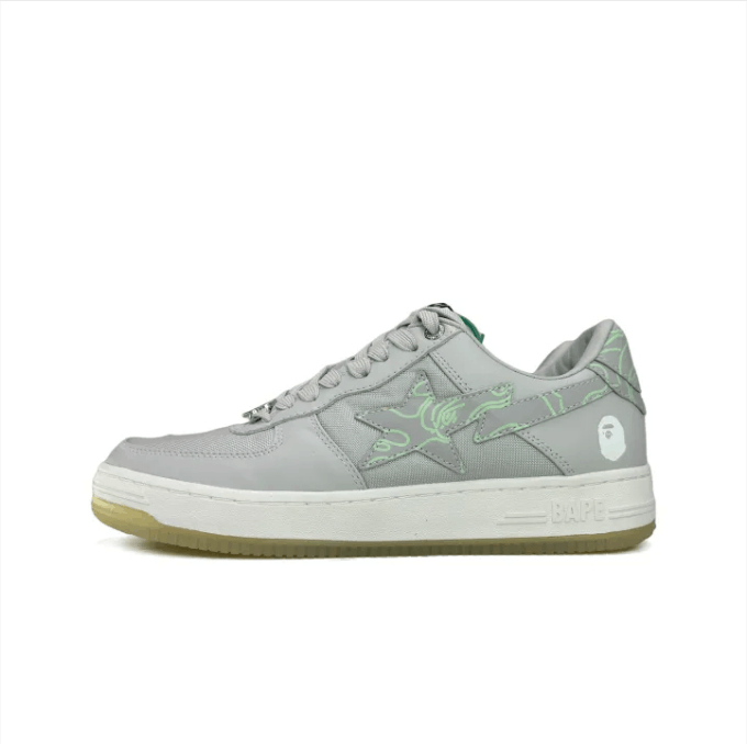 Bape ABATHINGAPE low-top sneaker men's grey-green Size US 8 / EU 41 - 1 Thumbnail
