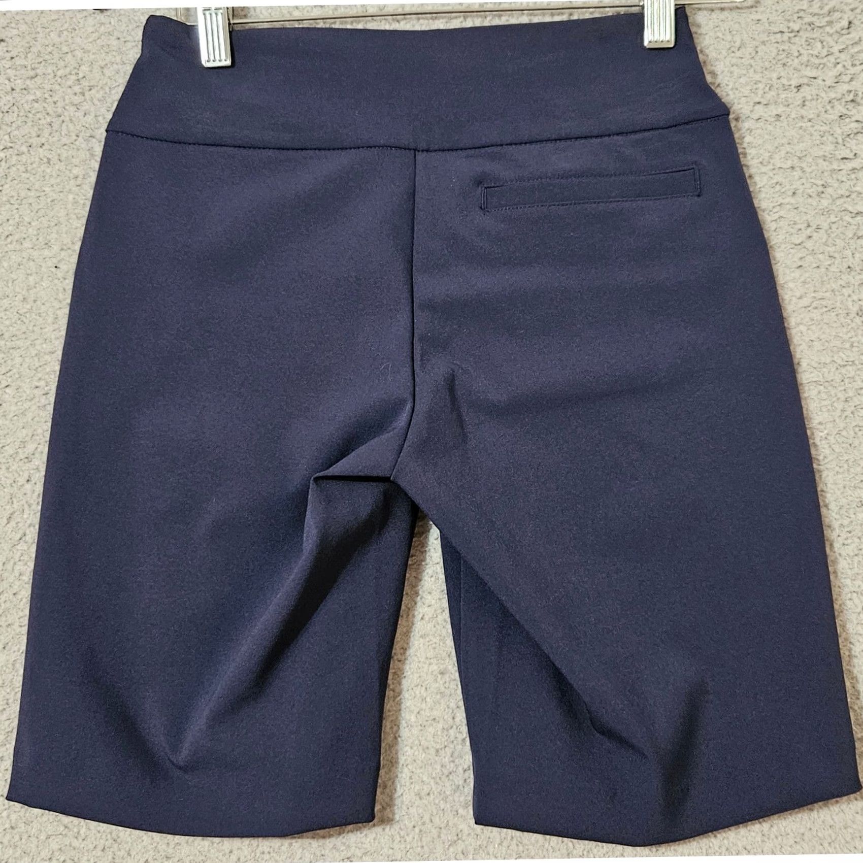 Lilly Pulitzer Lilly Pulitzer Luxletic Shorts Size 00 Navy Blue Solid Stretch Golf Short Size 24" / US 00 / IT 34 - 2 Thumbnail