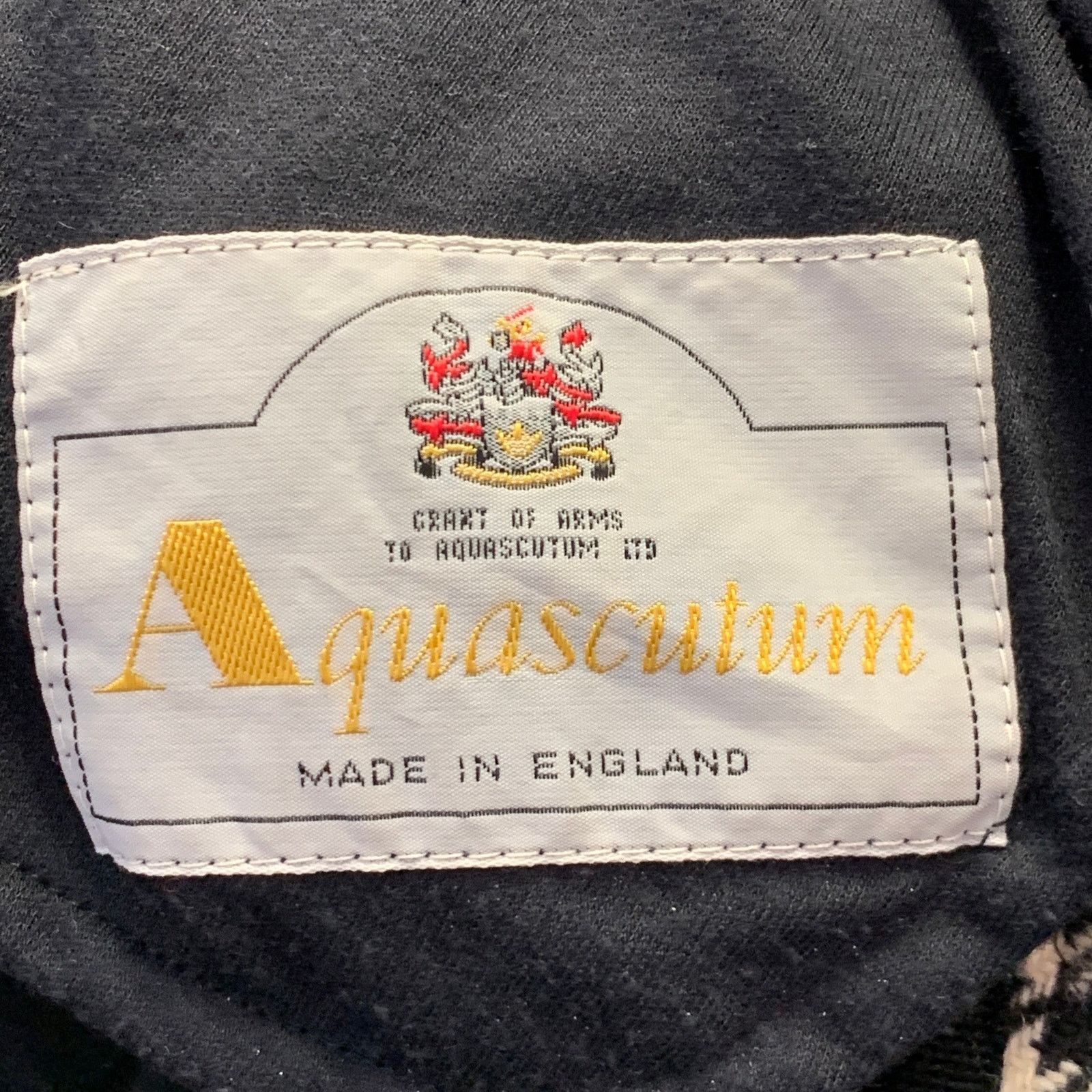 Aquascutum AQUASCUTUM Beige Wool Houndstooth Quilted Buttoned Jacket Size XL / US 12-14 / IT 48-50 - 5 Thumbnail