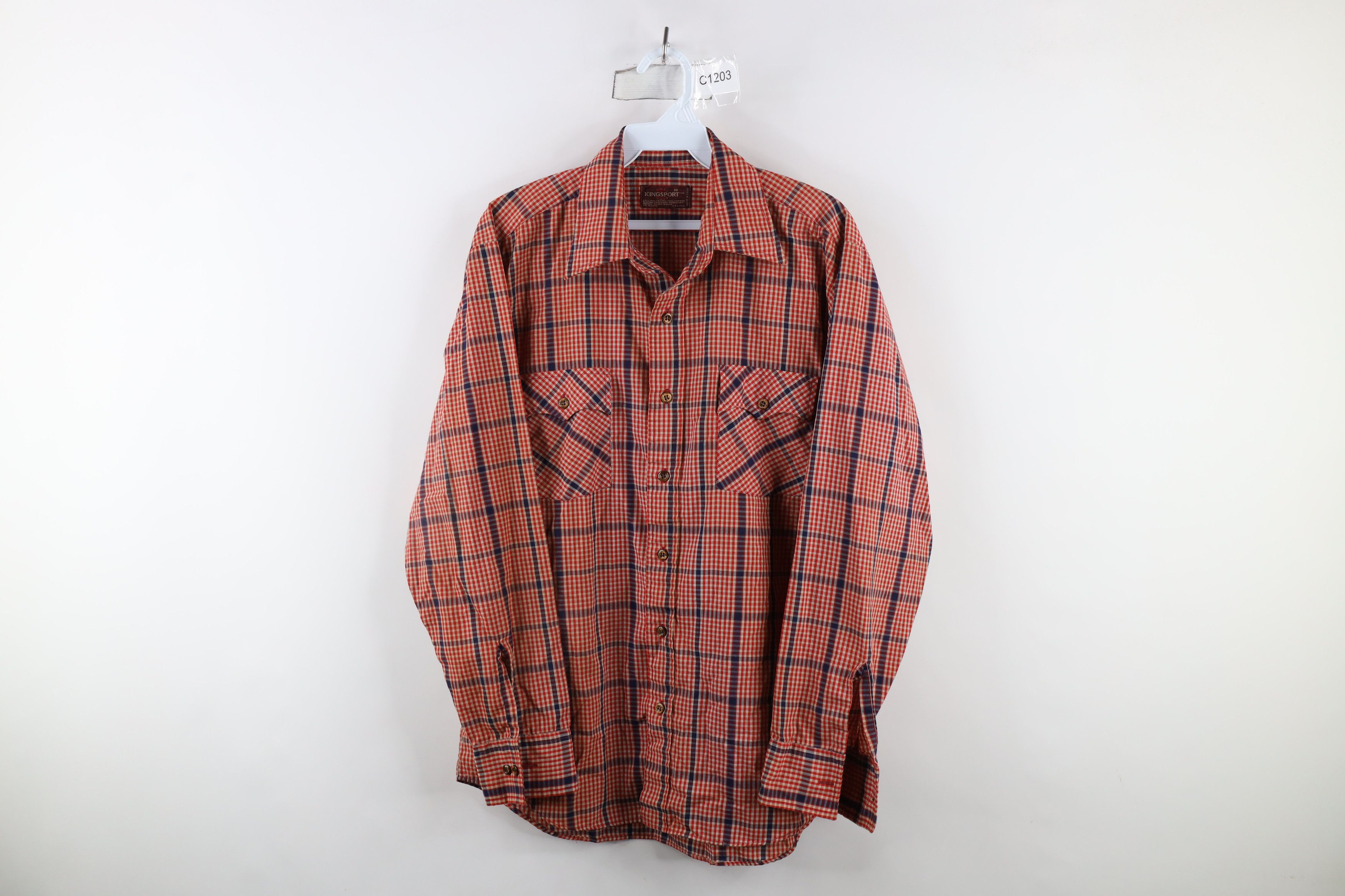 Vintage Vintage 60s 70s Streetwear Rodeo Collared Button Shirt Plaid Size US M / EU 48-50 / 2 - 1 Thumbnail