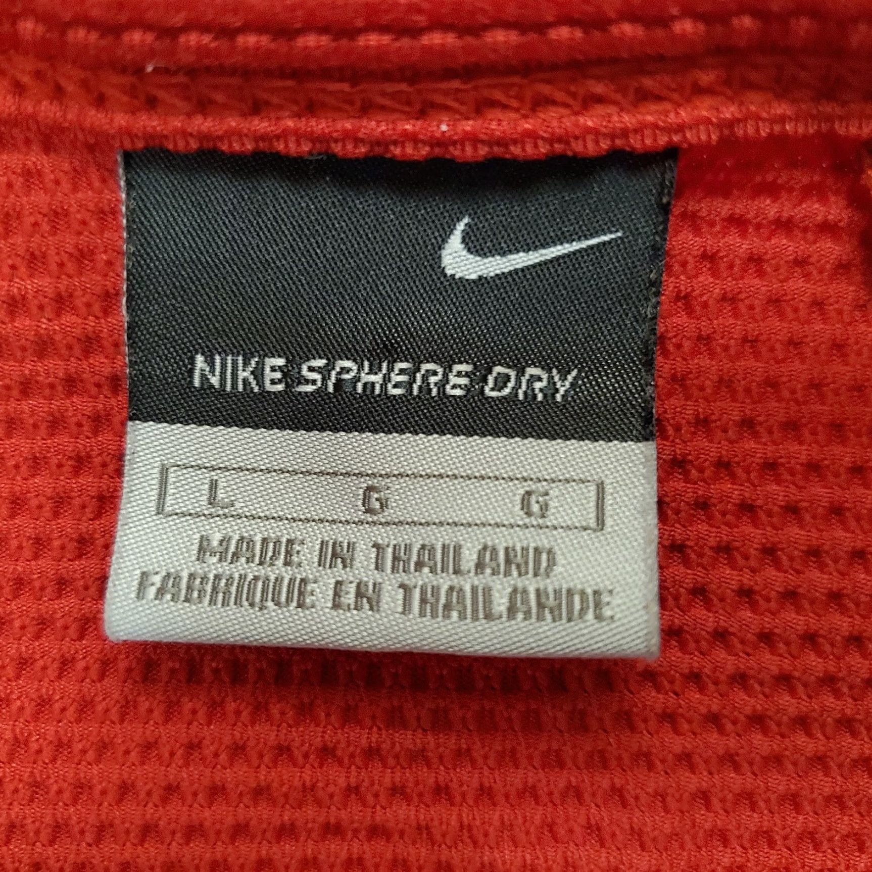 Nike VINTAGE Nike Sphere Dry Shirt Mens Large Red Long Sleeve Crewneck Casual Pullover Size US L / EU 52-54 / 3 - 3 Thumbnail