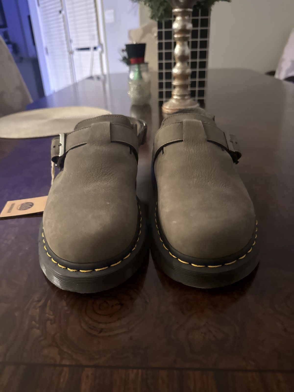 Dr. Martens Dr. Martens Jorge II Faux Fur Lined Nubuck Slingback Mules Size US 11 / EU 44 - 3 Thumbnail