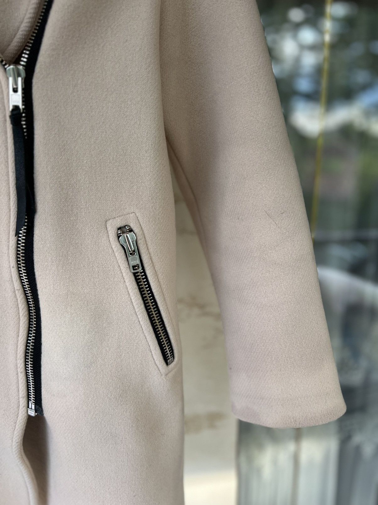 Sandro 🕊️ Sandro Paris Wool Blend Coat — Size 36 / Blush Pink / Asym Size S / US 4 / IT 40 - 7 Thumbnail