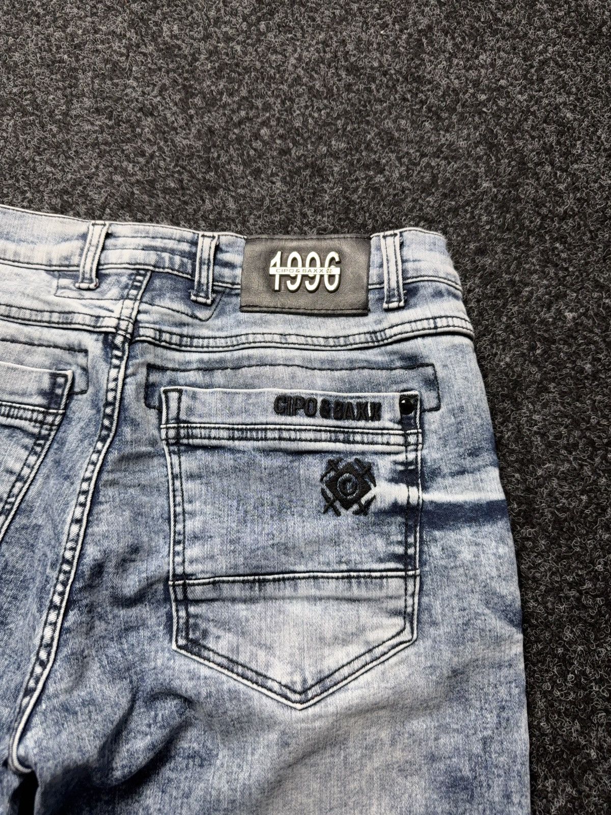 Japanese Brand Y2K 00s Japanese Punk Cipo&Baxx Punk Rock Biker Jeans Denim Size US 32 / EU 48 - 13 Thumbnail