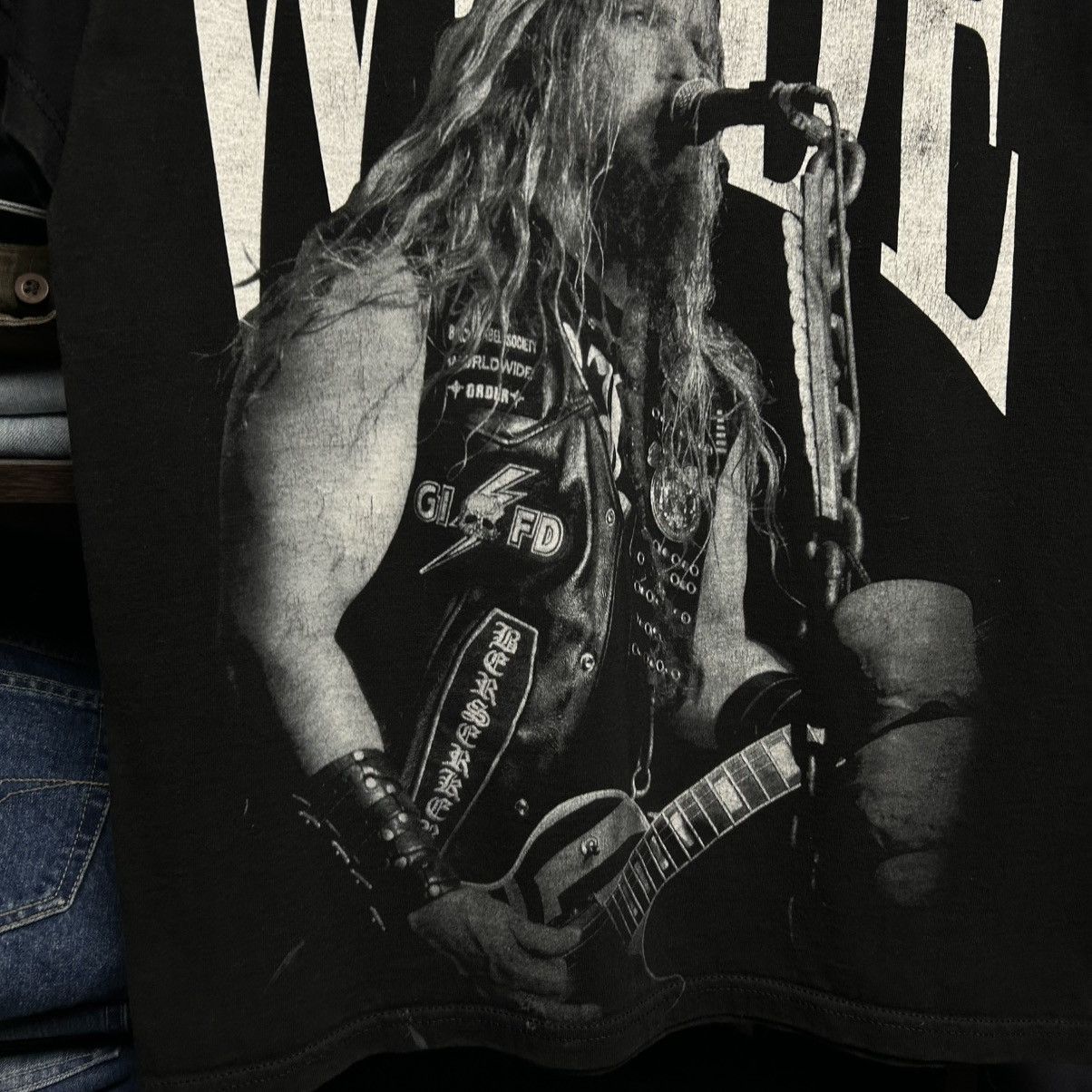 Band Tees Vintage Zakk Wylde Big Graphic Logo Rock band 2000’s tee Size US M / EU 48-50 / 2 - 3 Thumbnail