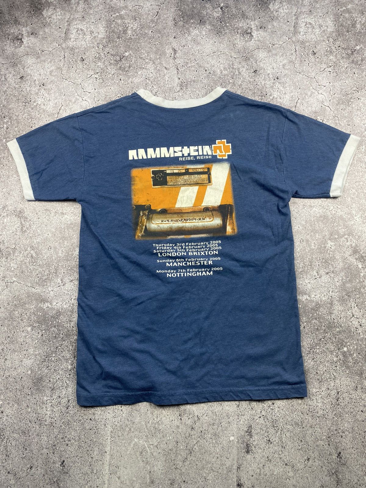 ラムシュタイン　REISE, REISE バンドtシャツ Rammstein Reise Reise 2004 Concert Tour T-Shirt Black Shirt