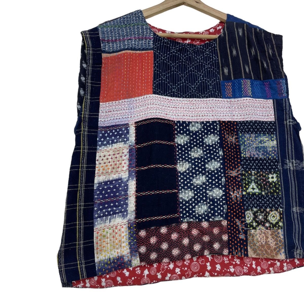 45rpm × Japanese Brand × Tenderloin Vest Patchwork Sashiko Jacket Size US M / EU 48-50 / 2 - 3 Thumbnail