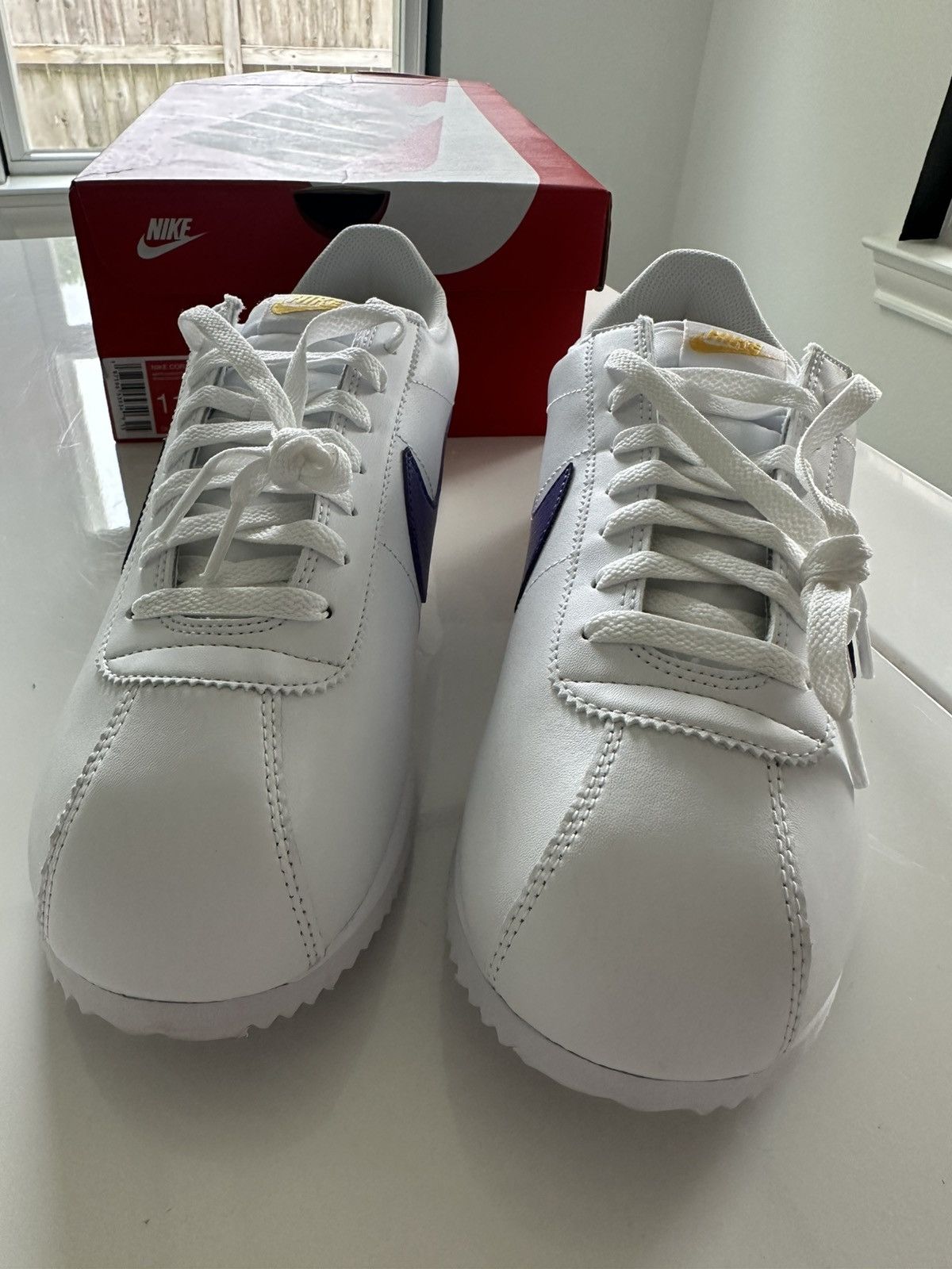 Nike Nike Cortez Lakers Size US 11.5 / EU 44-45 - 2 Thumbnail