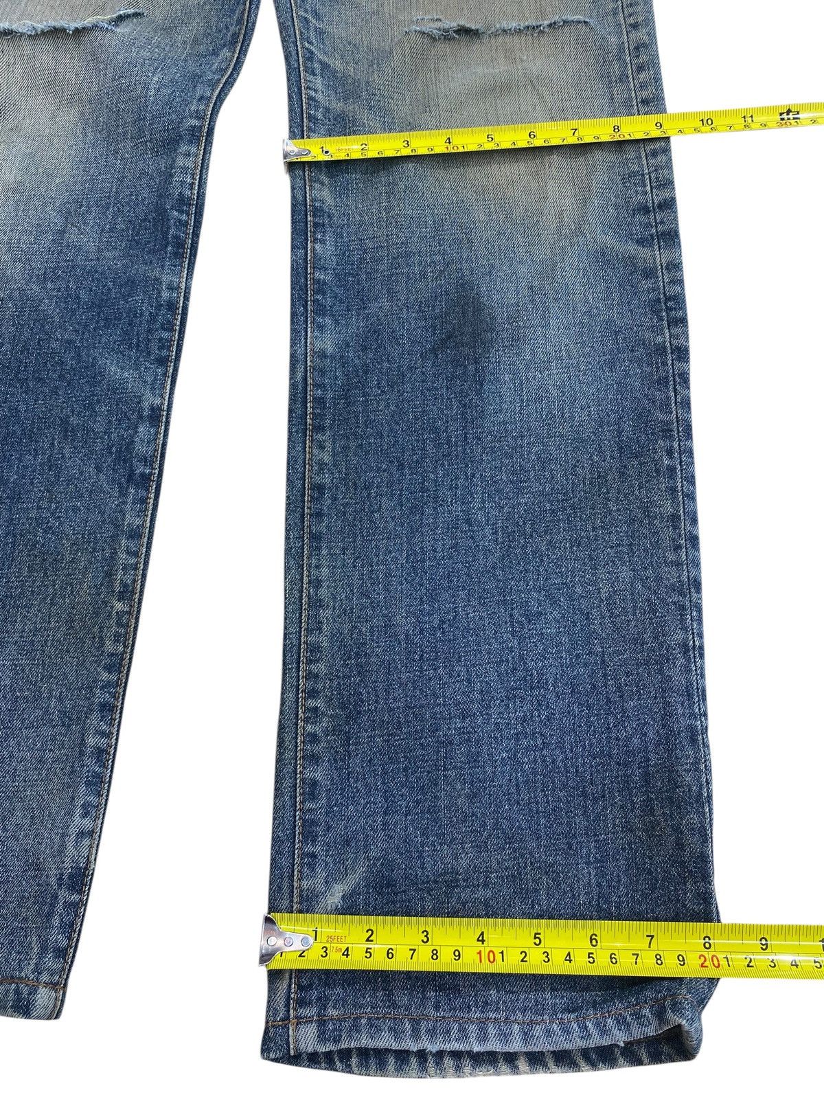 Japanese Brand Japanese Brand Whiskers Mud Wash Style Ripped Jeans Size US 30 / EU 46 - 8 Thumbnail