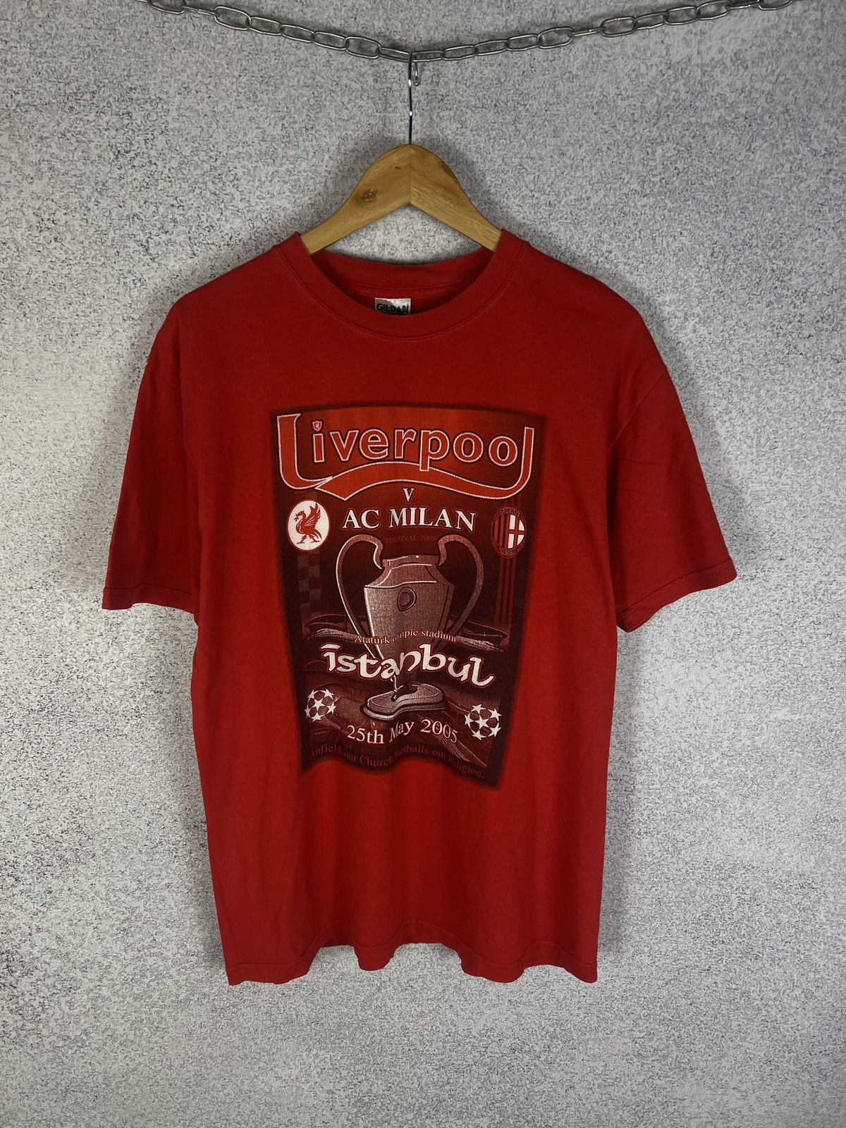 Other Vintage Liverpool AC Milan 2007 Final Champions League Tee Size US M / EU 48-50 / 2 - 1 Thumbnail