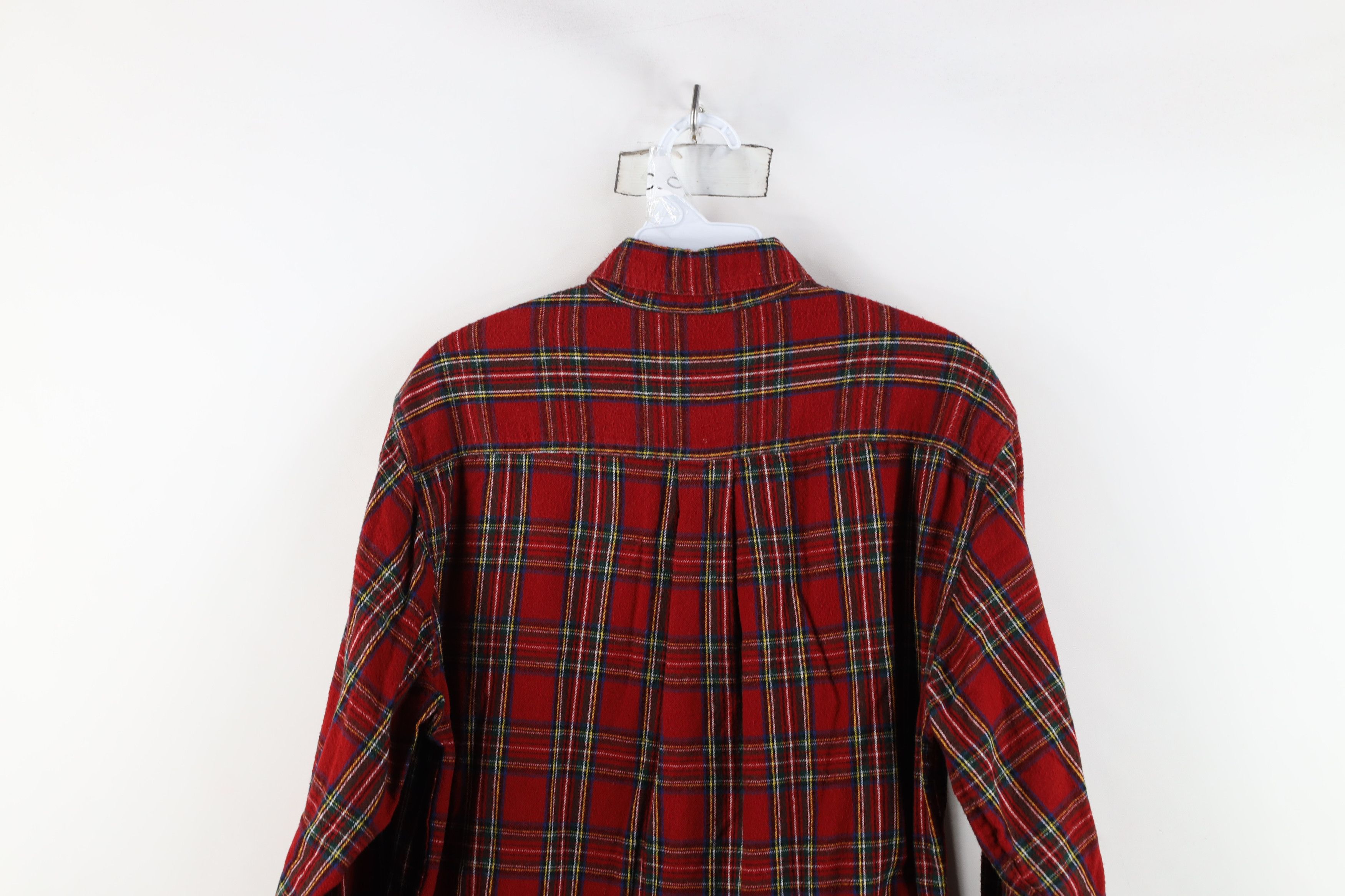 L.L. Bean × Vintage Vintage 90s LL Bean Flannel Collared Button Down Shirt Plaid Size US S / EU 44-46 / 1 - 9 Thumbnail