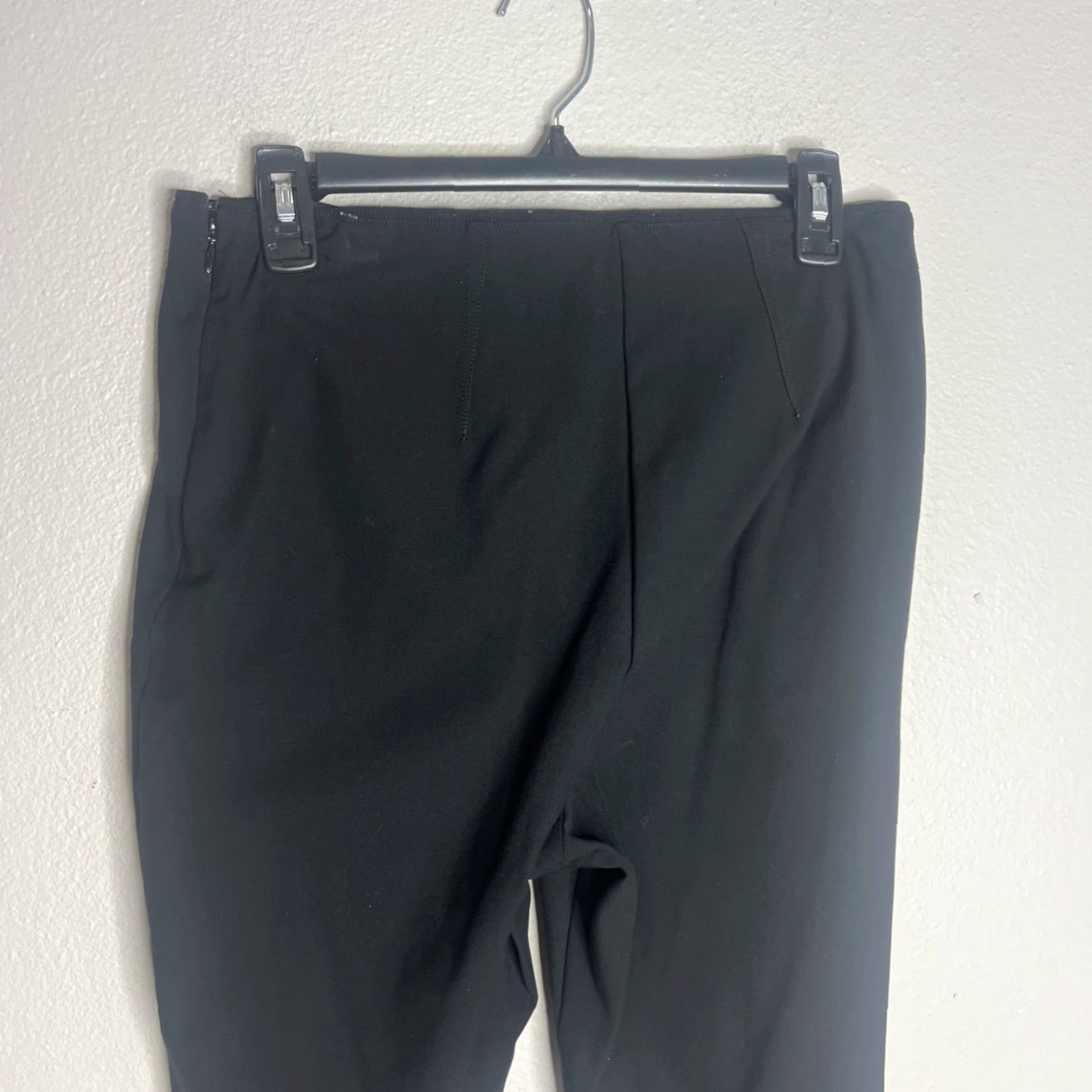 Rag & Bone Rag & Bone Women’s Pants Dress Pants Size 12 Black Straight Leg Skinny Zip Ankle Pockets EUC Size 34" / US 12 / IT 48 - 6 Thumbnail