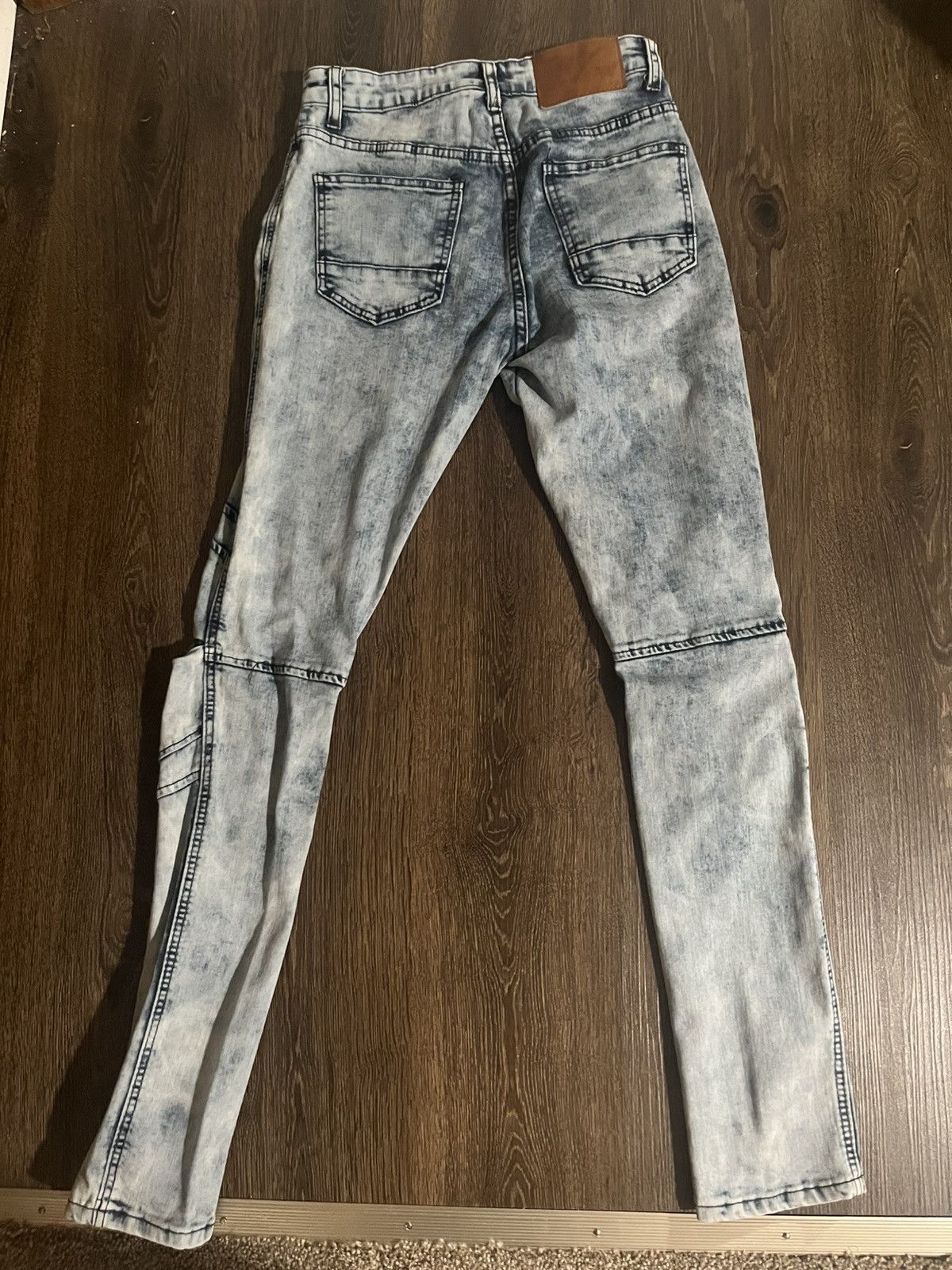 Waimea Blue Distressed Skinny Jeans With Holes size 28 in men Size US 28 / EU 44 - 4 Thumbnail