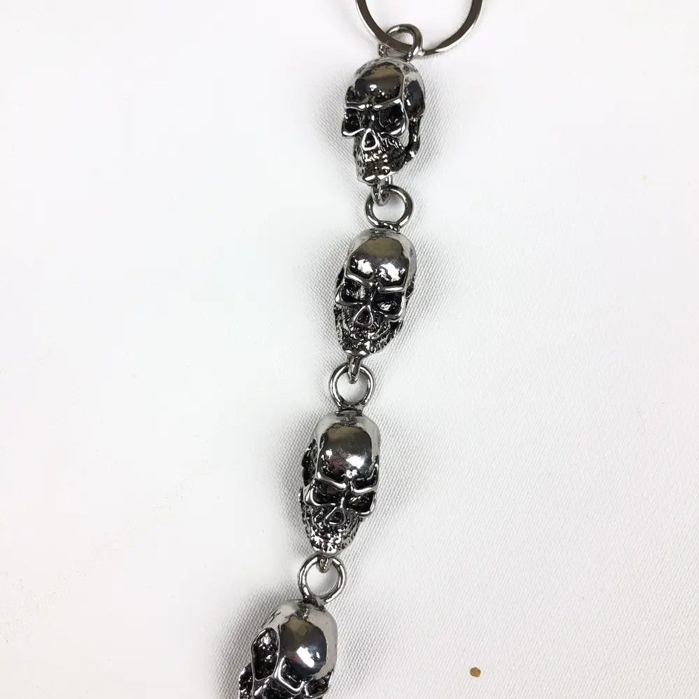Jewelry Pocket Chain Skull Punk Rock Link Gothic Death Wallet Demon Size ONE SIZE - 4 Thumbnail