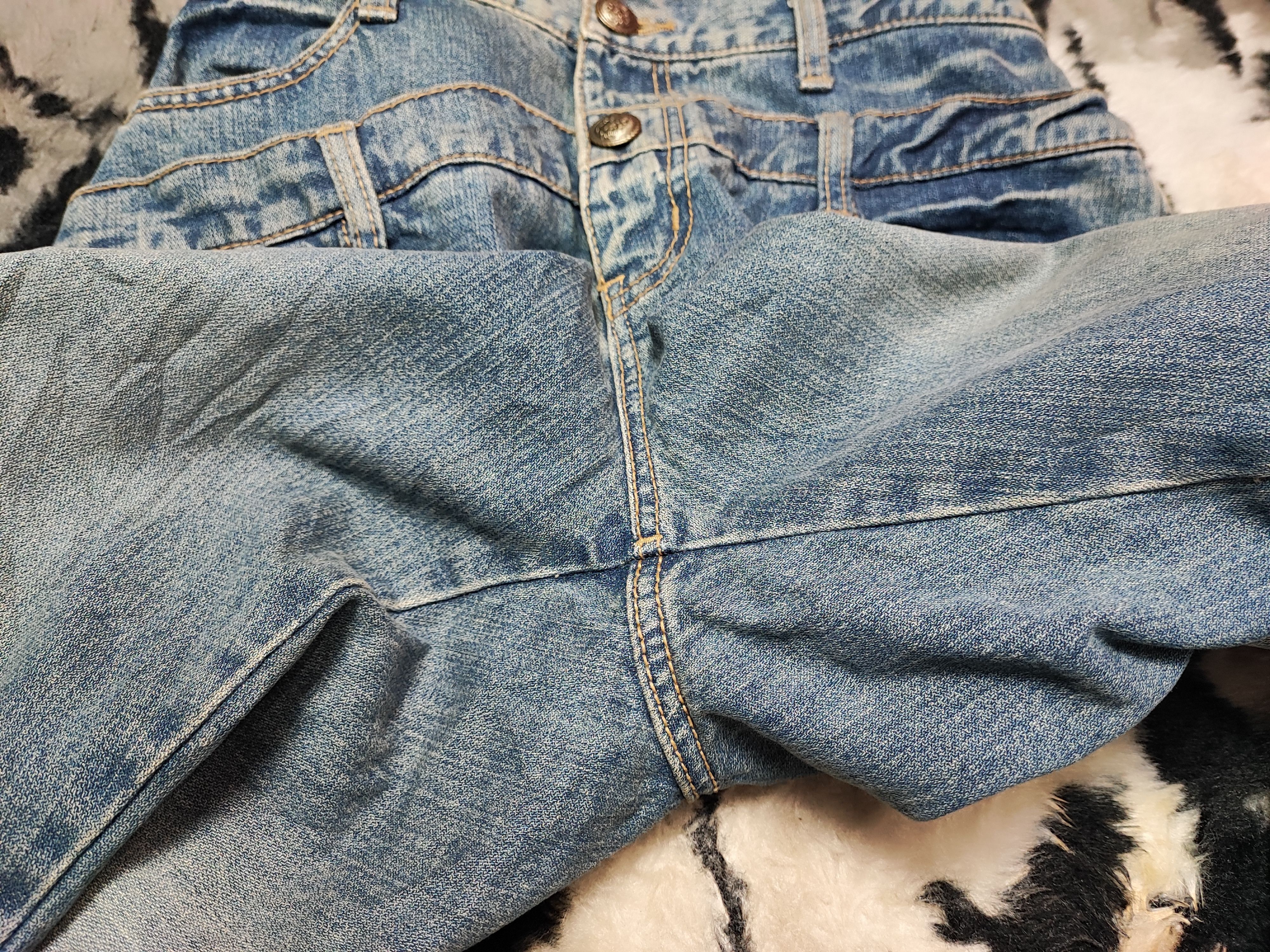 Number (N)ine Daily Topics Double Waist Thrashed Distressed ERD Grunge Size US 32 / EU 48 - 11 Thumbnail