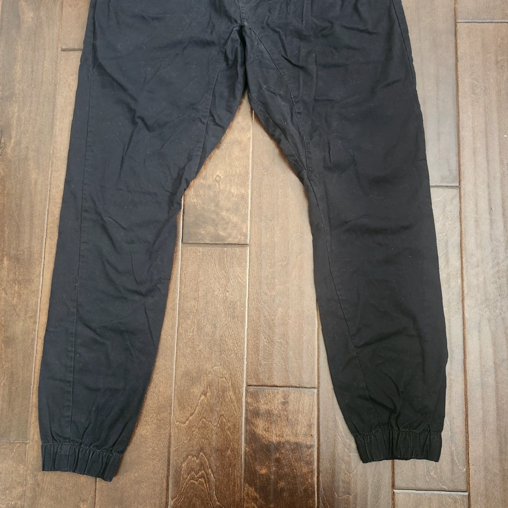 Crooks & Castles Crooks & Castles Jogger Pants Mens Size 38 Black Cargo Pocket Regular Fit Cotton Spandex Streetwear Size US 38 / EU 54 - 3 Thumbnail