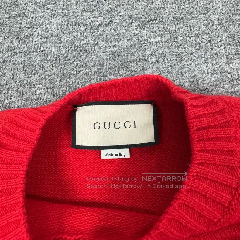 Gucci Gucci Double G Hemp Flower Knitted Sweater Size XXS / US 00 / IT 34 - 5 Thumbnail