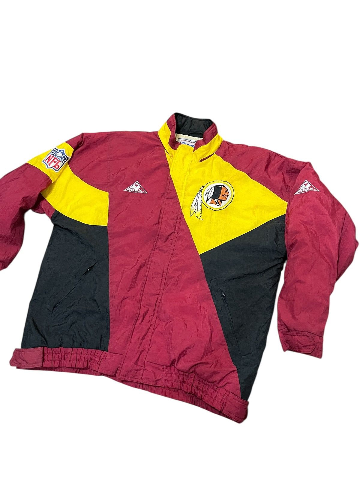 NFL 🔥Vtg 90s Washington Redskin NFL Jacket by Apex One Pro Line Size US M / EU 48-50 / 2 - 10 Thumbnail