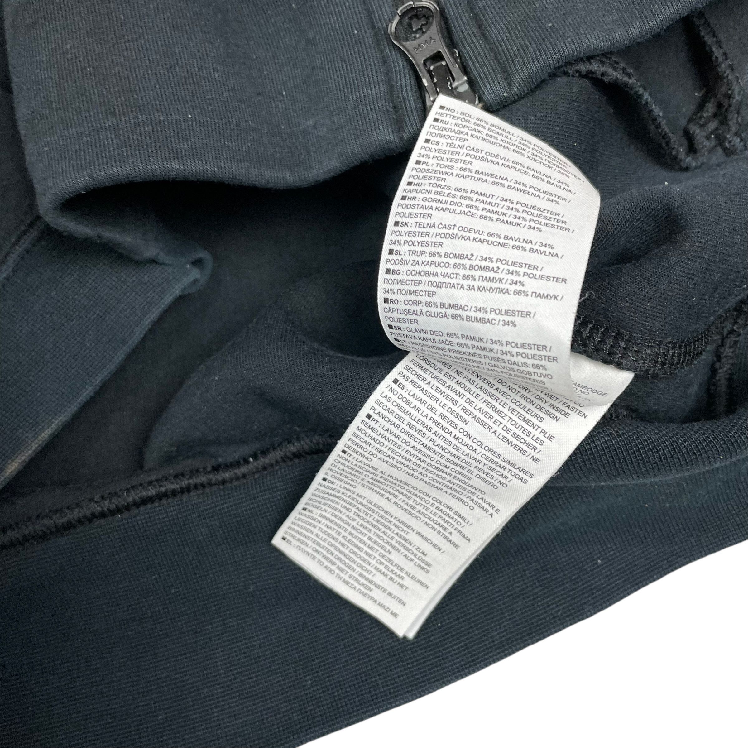 Nike Nike Tech Men's Black Cotton Long Sleeve Full Zip Hoodie M Size US M / EU 48-50 / 2 - 13 Thumbnail