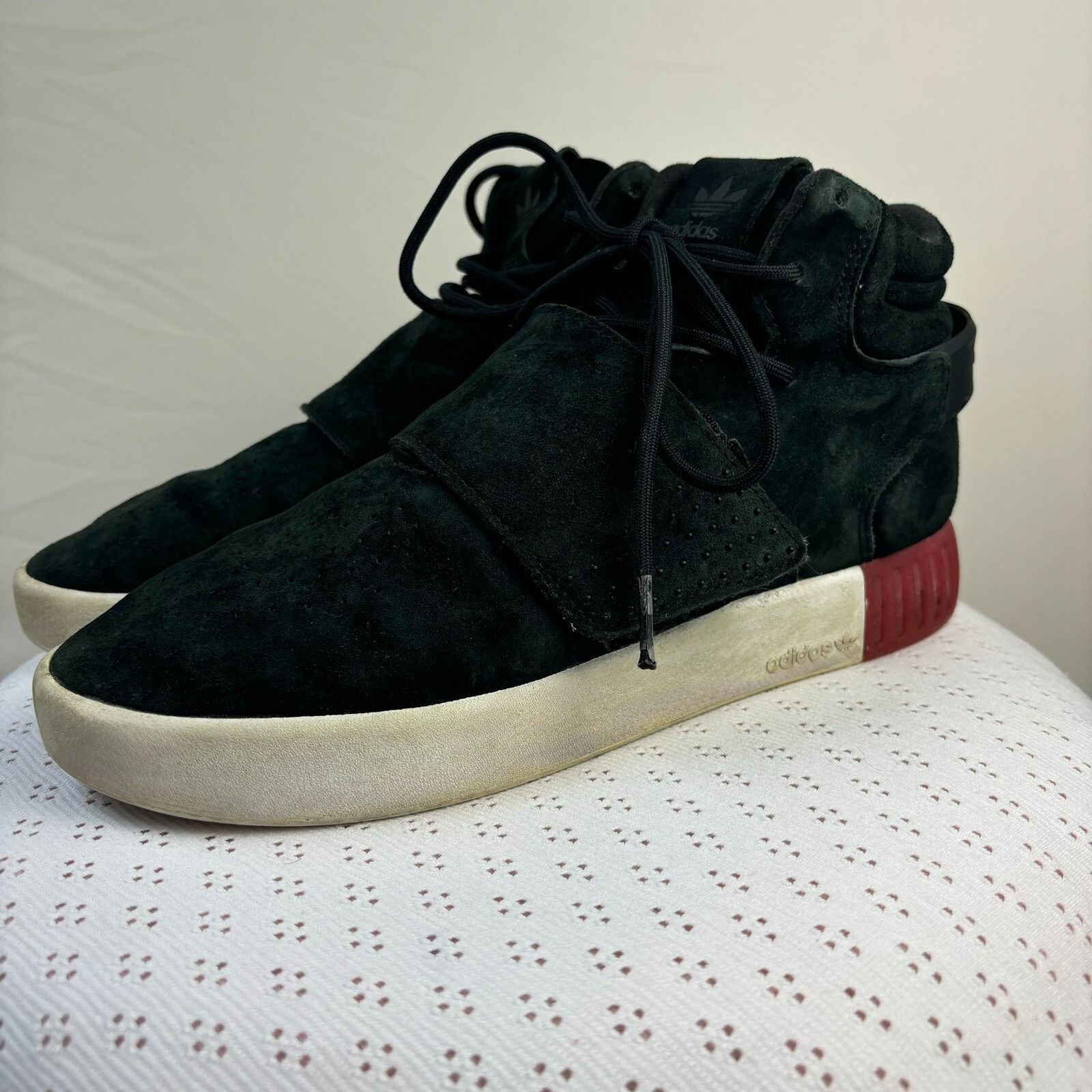 Adidas Adidas Tubular Invader Strap Suede Leather Black Women's Siz Size US 6 / IT 36 - 4 Thumbnail