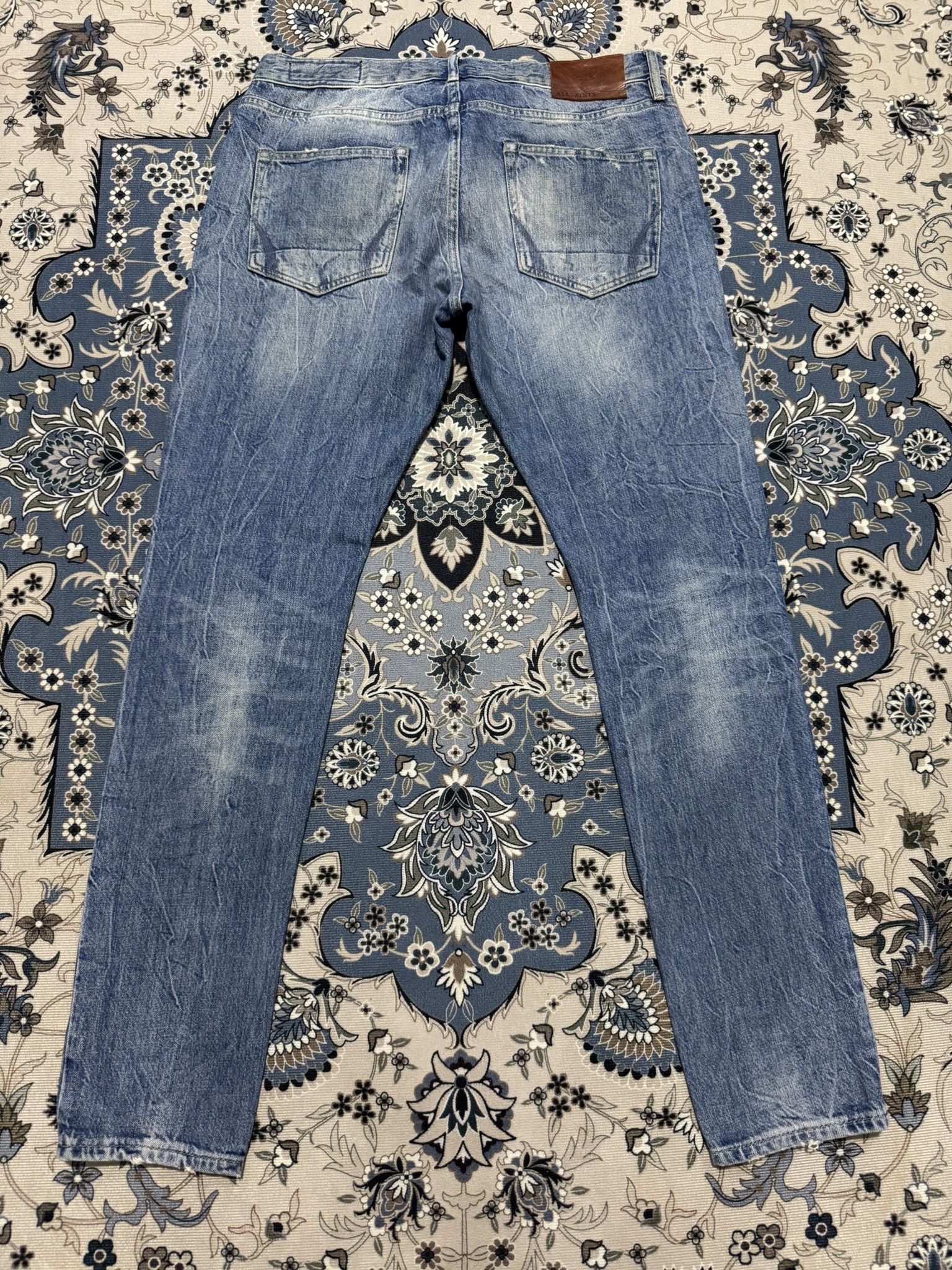 Allsaints × Japanese Brand ALLSAINT Pistol Fit Distressed Denim Jeans Size US 32 / EU 48 - 2 Thumbnail