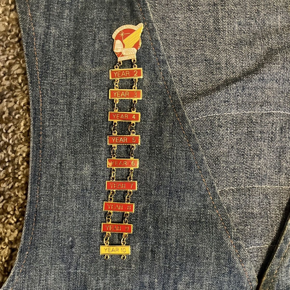 Levi's Vintage Clothing Vintage RARE Biker Vest w/ patches and pins Size US S / EU 44-46 / 1 - 3 Thumbnail