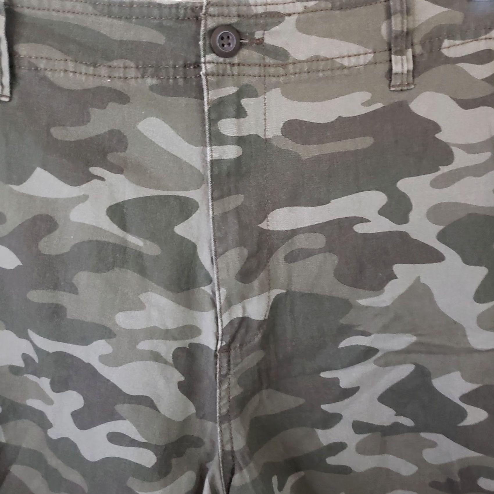 George George Cargo Camo Shorts Men's Size 44x10 Green Camo NWT Size US 44 / EU 60 - 3 Thumbnail