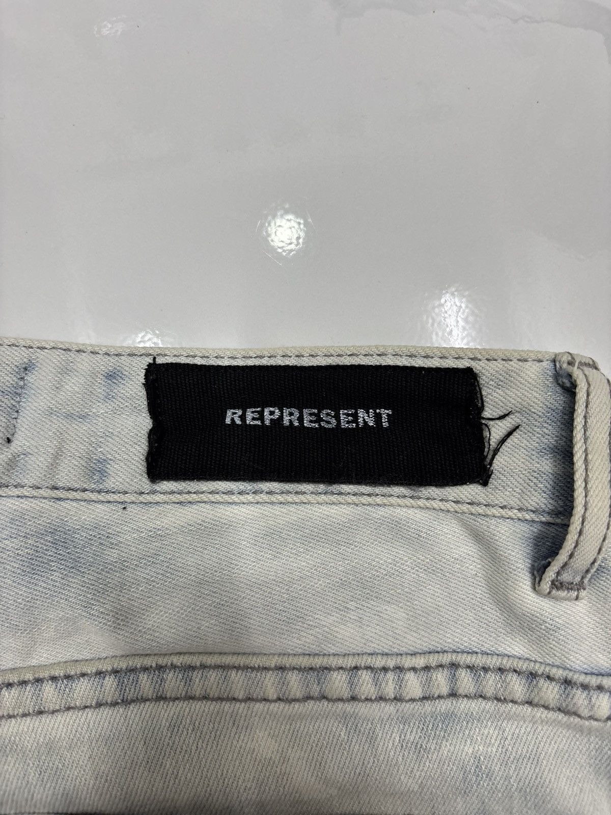 Represent Clo. REPRESENT DESTROYER DENIM RIRI ZIP SKINNY JEANS Size US 28 / EU 44 - 13 Thumbnail