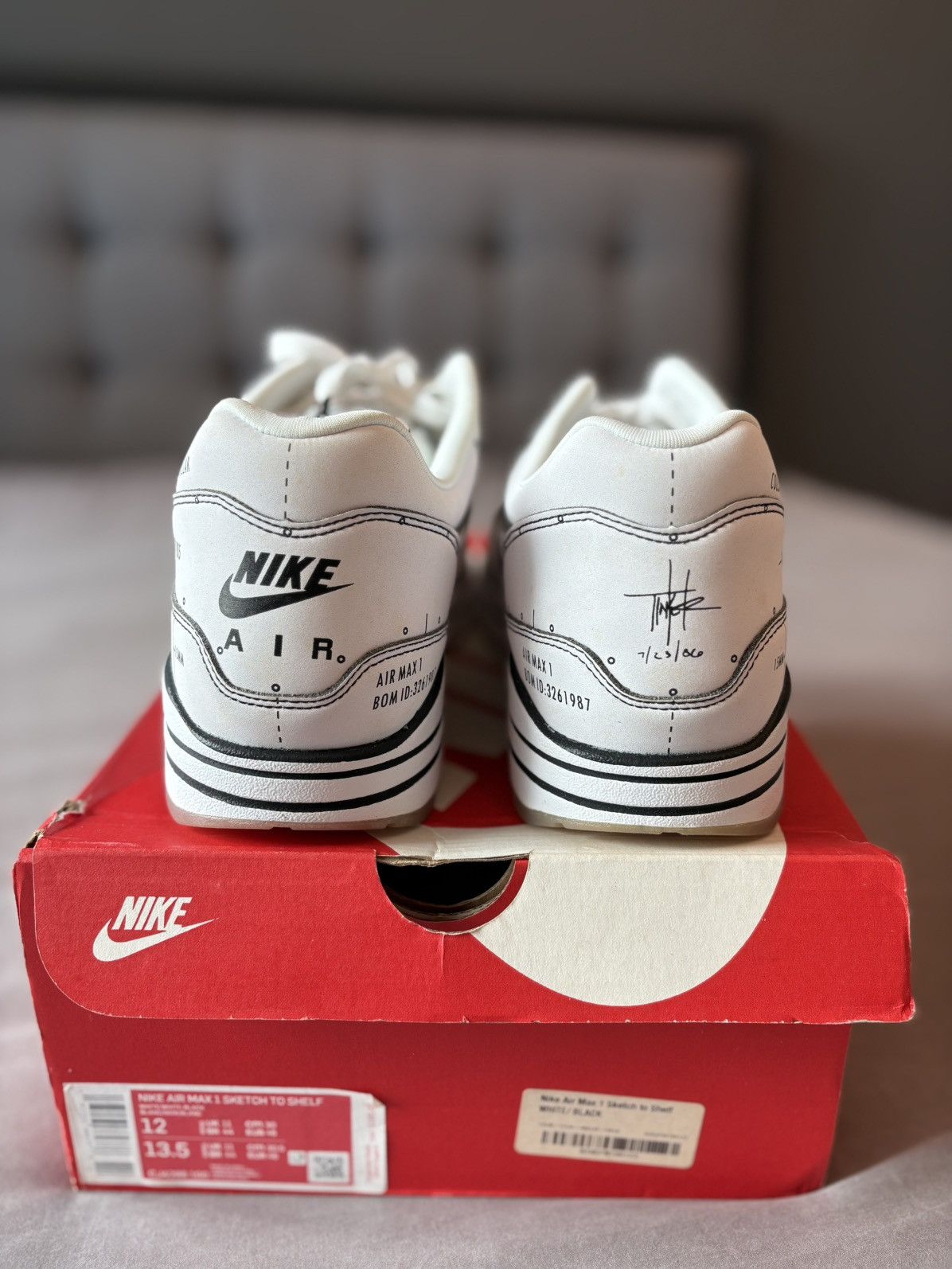 Nike Air Max 1 Sketch to Shelf Size US 12 / EU 45 - 6 Thumbnail